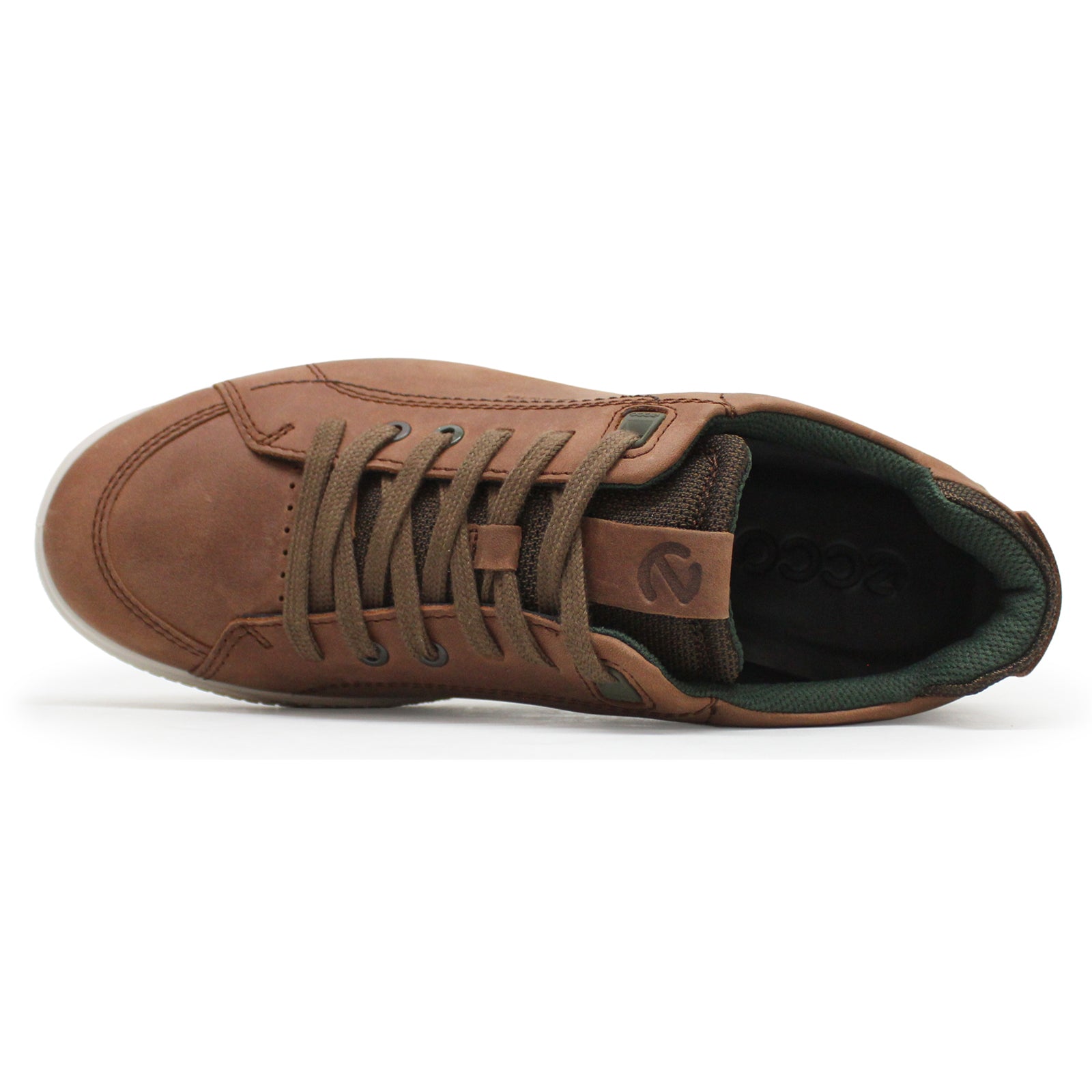 Ecco Byway Tred 501824 Nubuck Mens Trainers#color_brandy