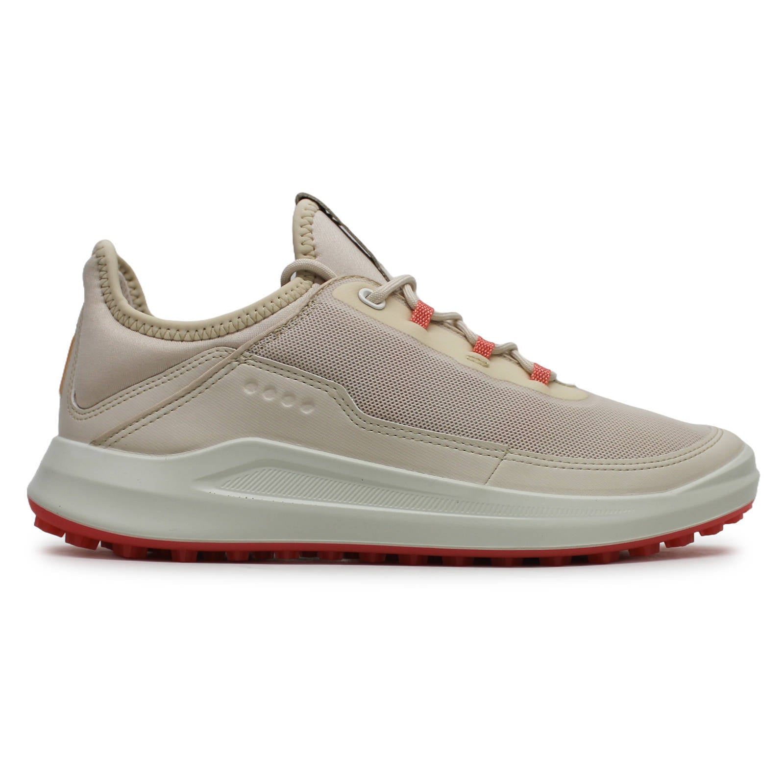 Ecco Golf Core Textile Synthetic Womens Sneakers#color_limestone