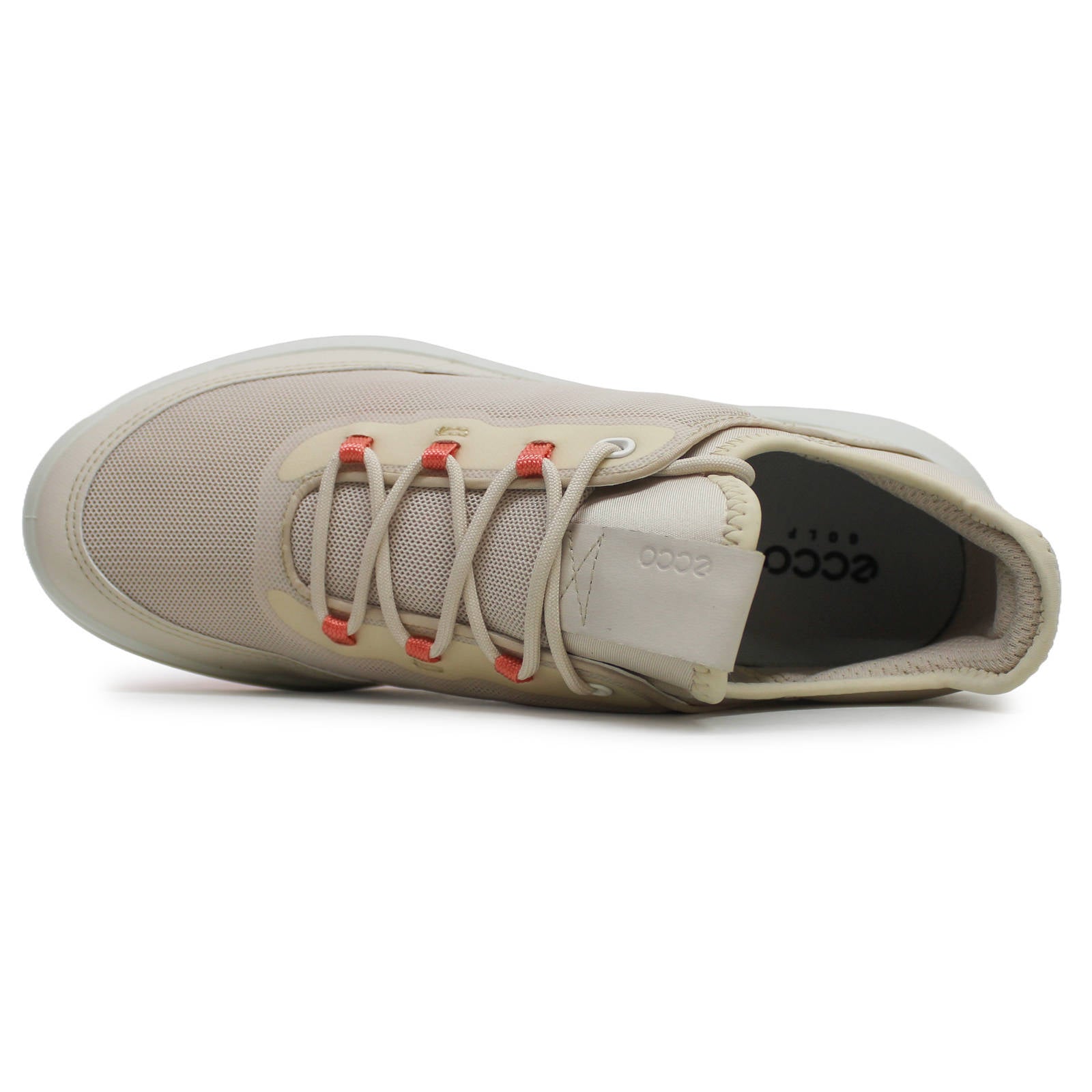 Ecco Golf Core Textile Synthetic Womens Sneakers#color_limestone