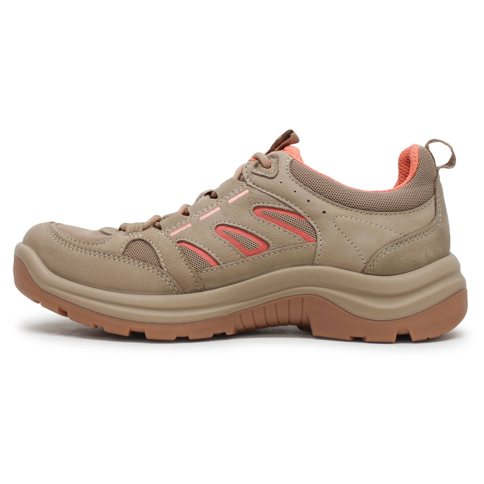 Ecco Offroad 822373 Leather Textile Womens Shoes#color_beige