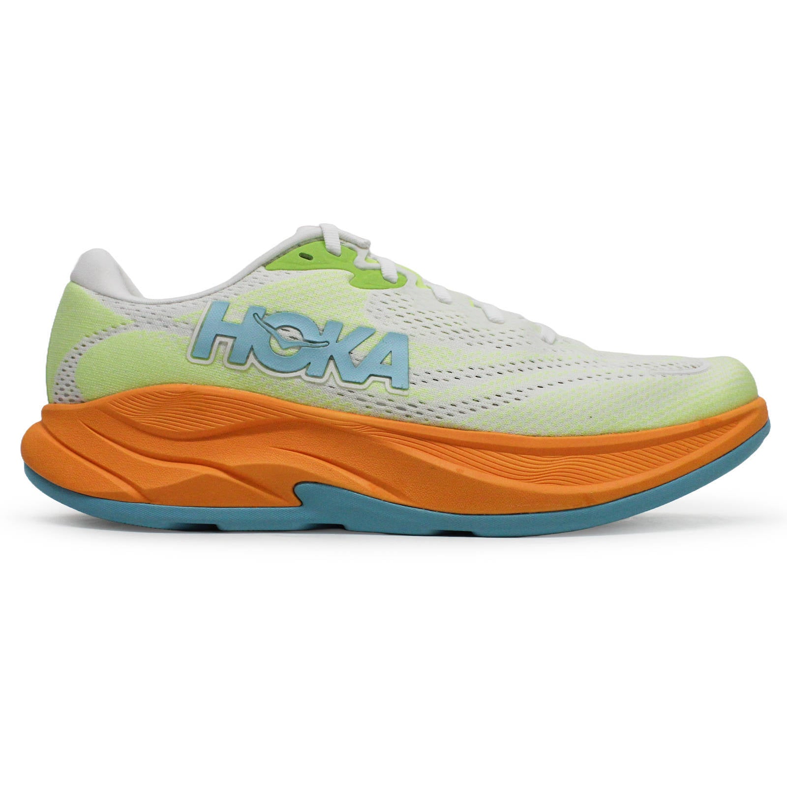 Hoka Rincon 4 Synthetic Textile Women's Running Shoes#color_frost lettuce