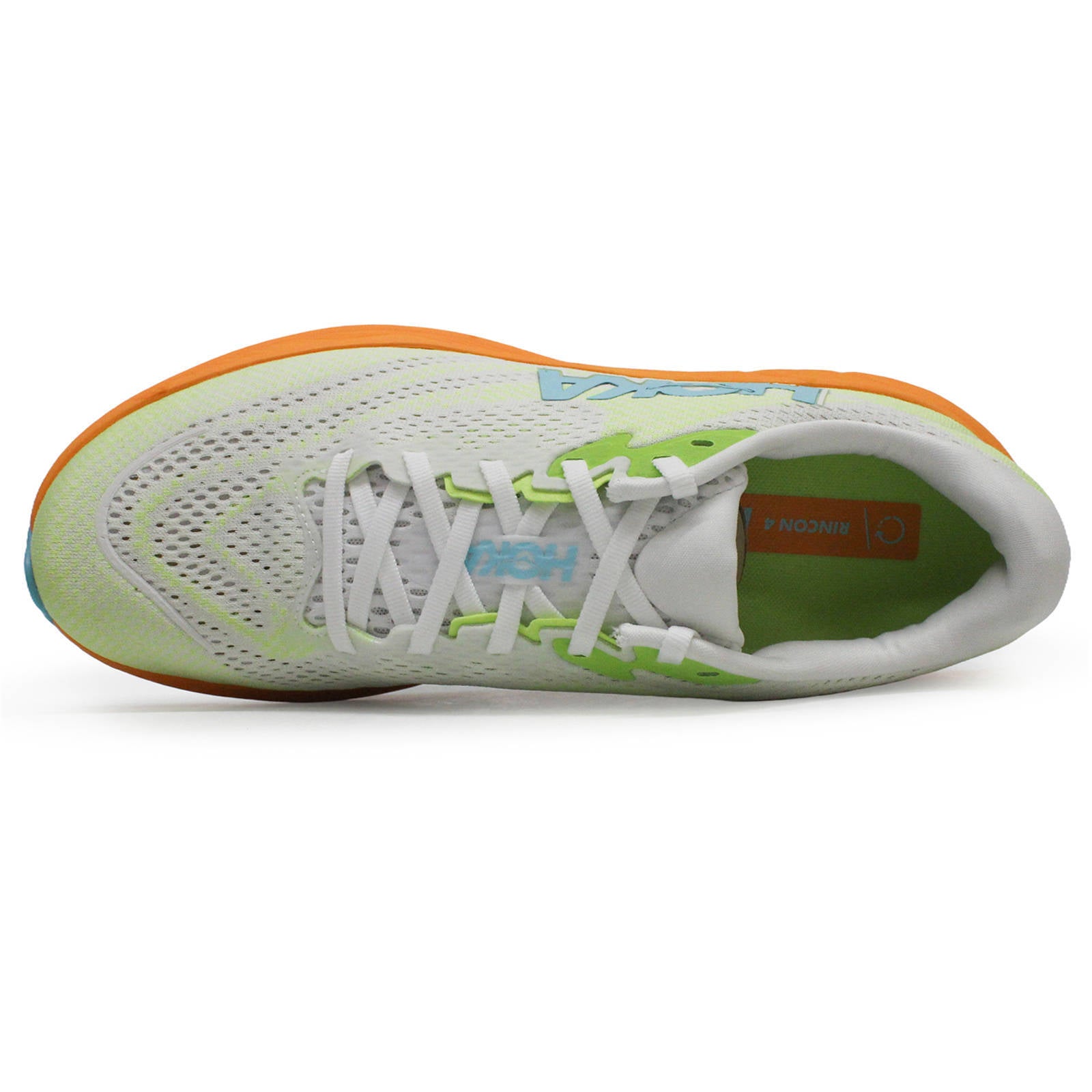 Hoka Rincon 4 Synthetic Textile Womens Trainers#color_frost lettuce