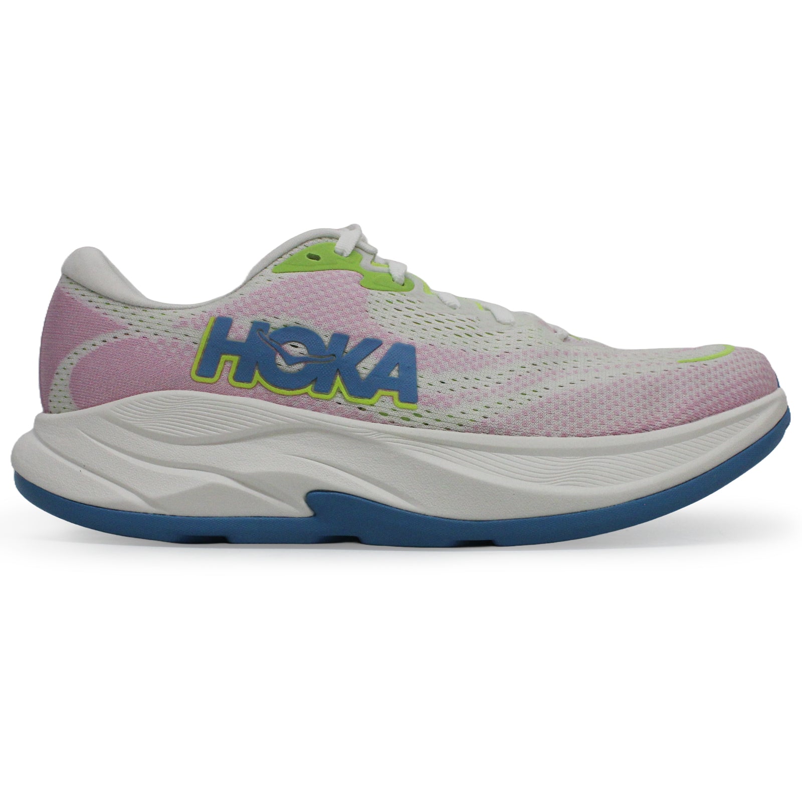 Hoka Rincon 4 Synthetic Textile Womens Trainers#color_frost pink twilight