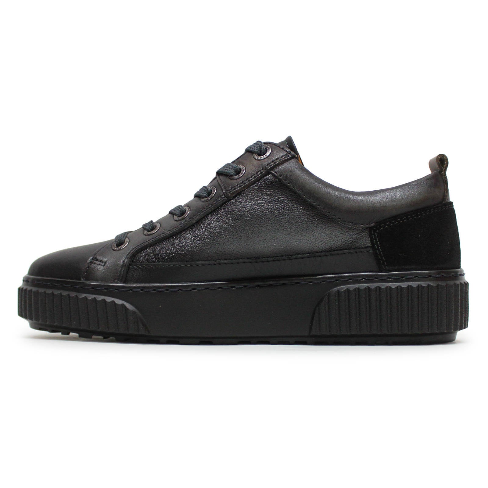 Pikolinos Riells Leather Womens Trainers#color_black