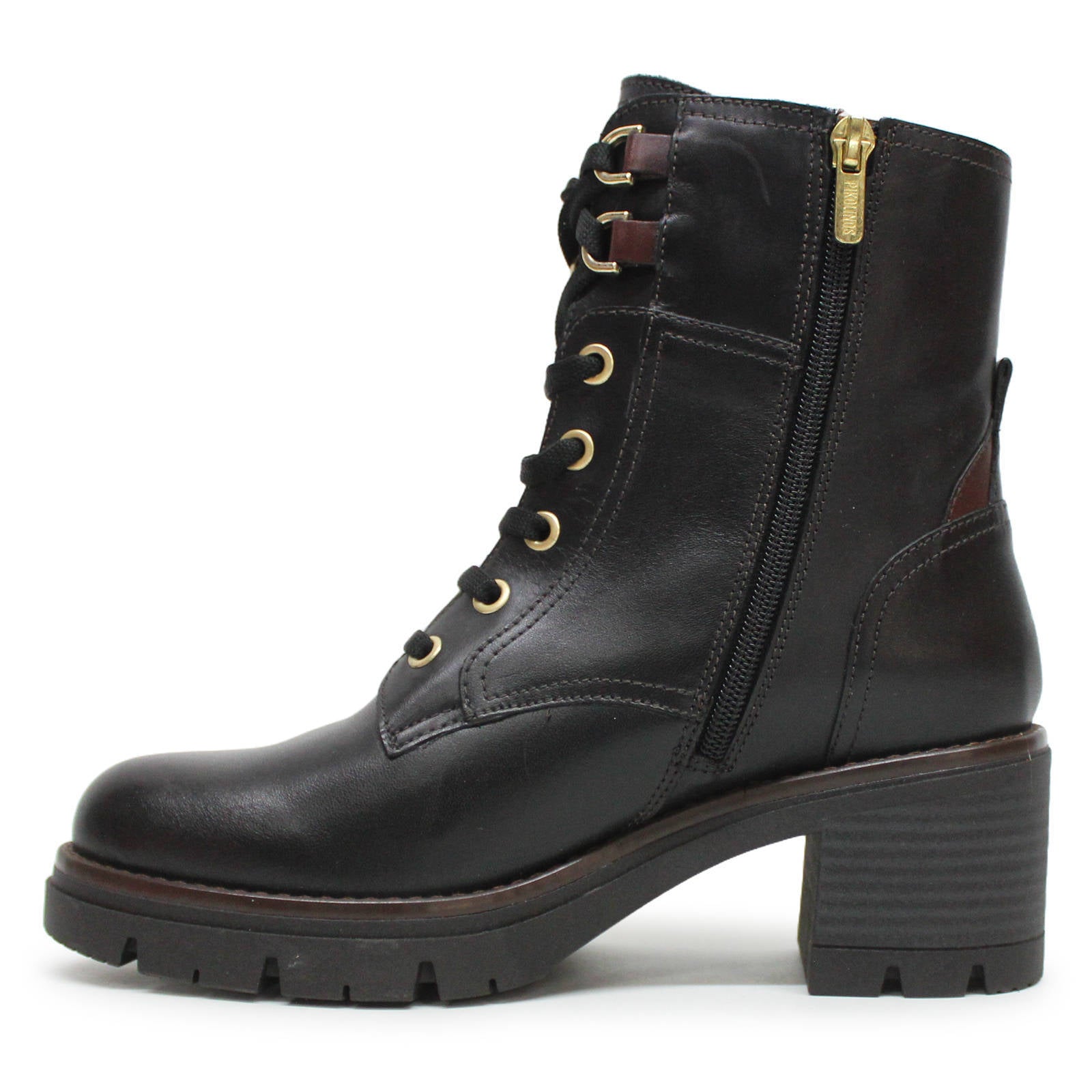 Pikolinos Soria Leather Womens Boots#color_black