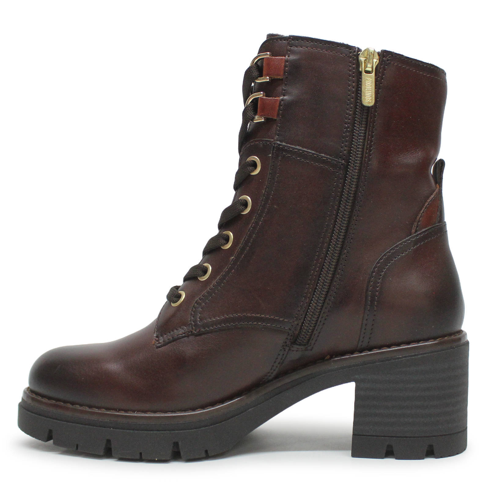 Pikolinos Soria Leather Womens Boots#color_caoba