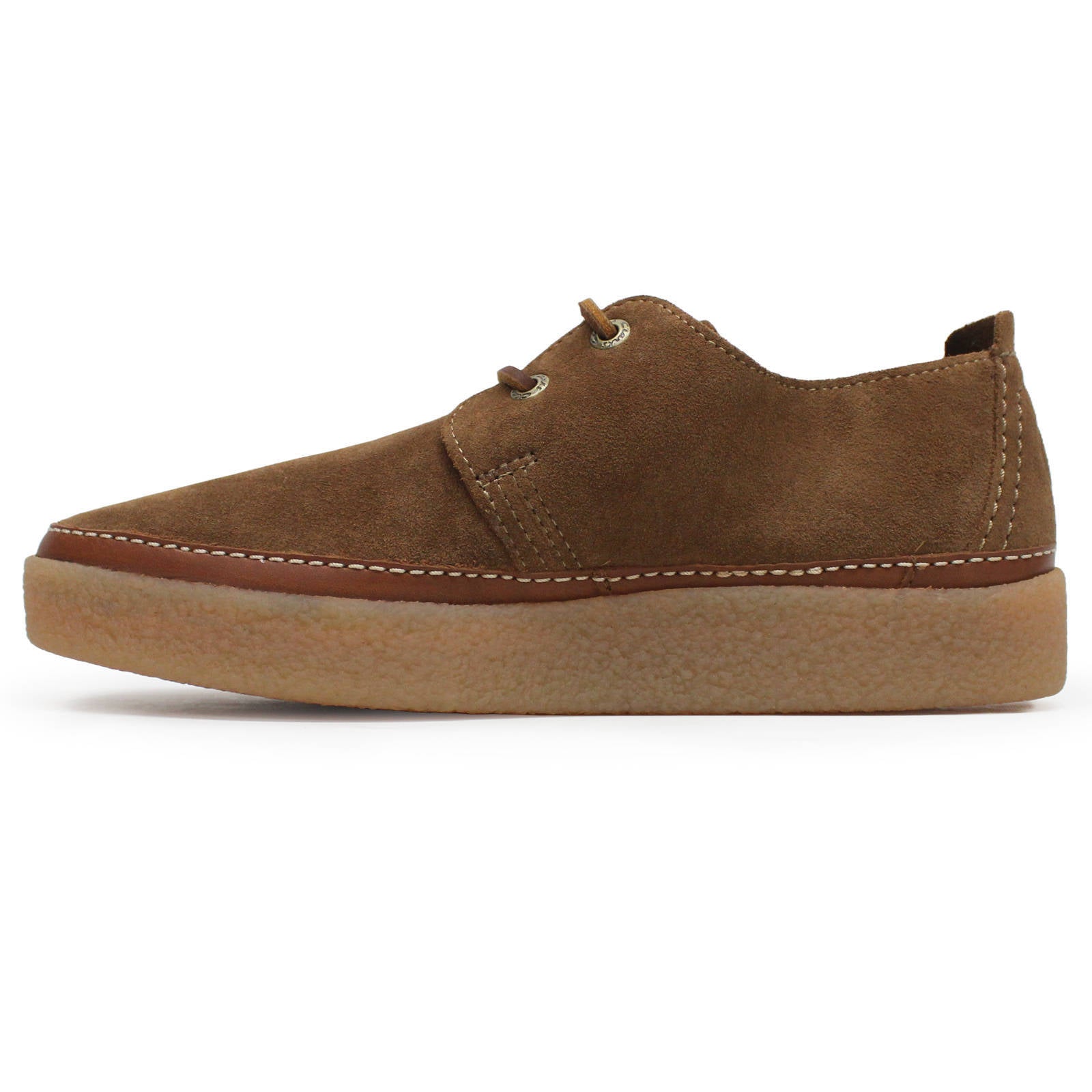 Clarks Clarkwood Low Suede Mens Shoes#color_cola