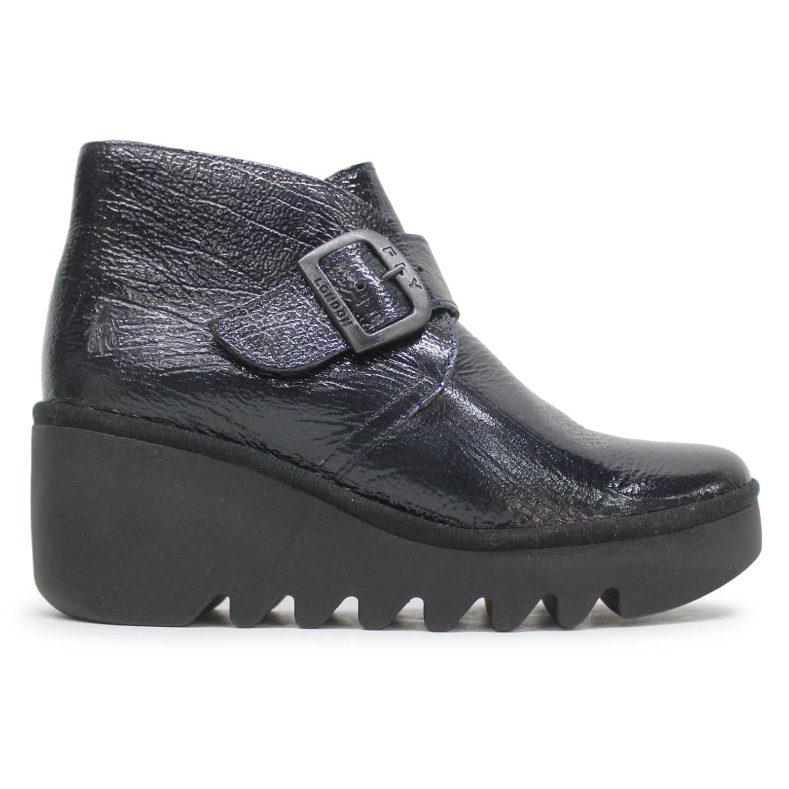 Fly London BIRT397FLY Rock Leather Womens Boots#color_navy