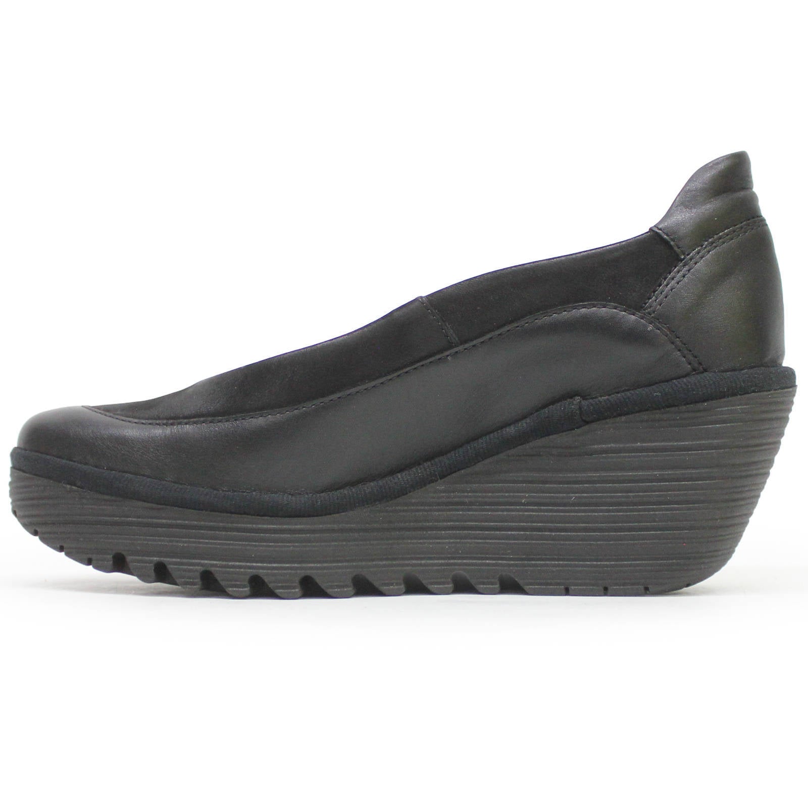 Fly London YEKA530FLY Cupido Dublin Leather Womens Shoes#color_black black