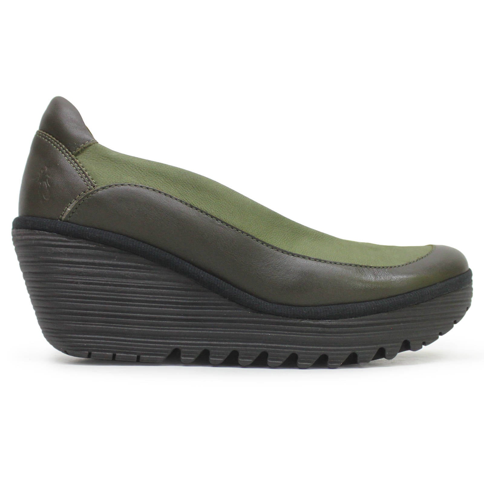 Fly London YEKA530FLY Cupido Dublin Leather Womens Shoes#color_military military