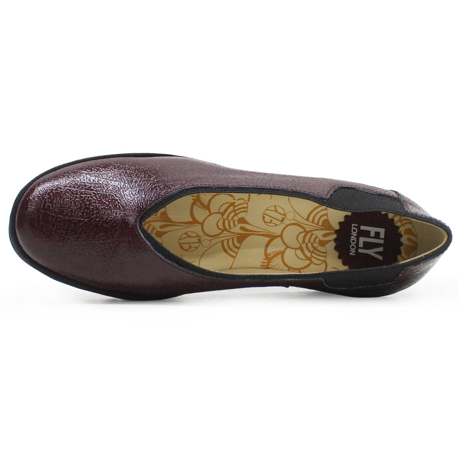 Fly London YOZA438FLY Rock Leather Womens Shoes#color_burgundy