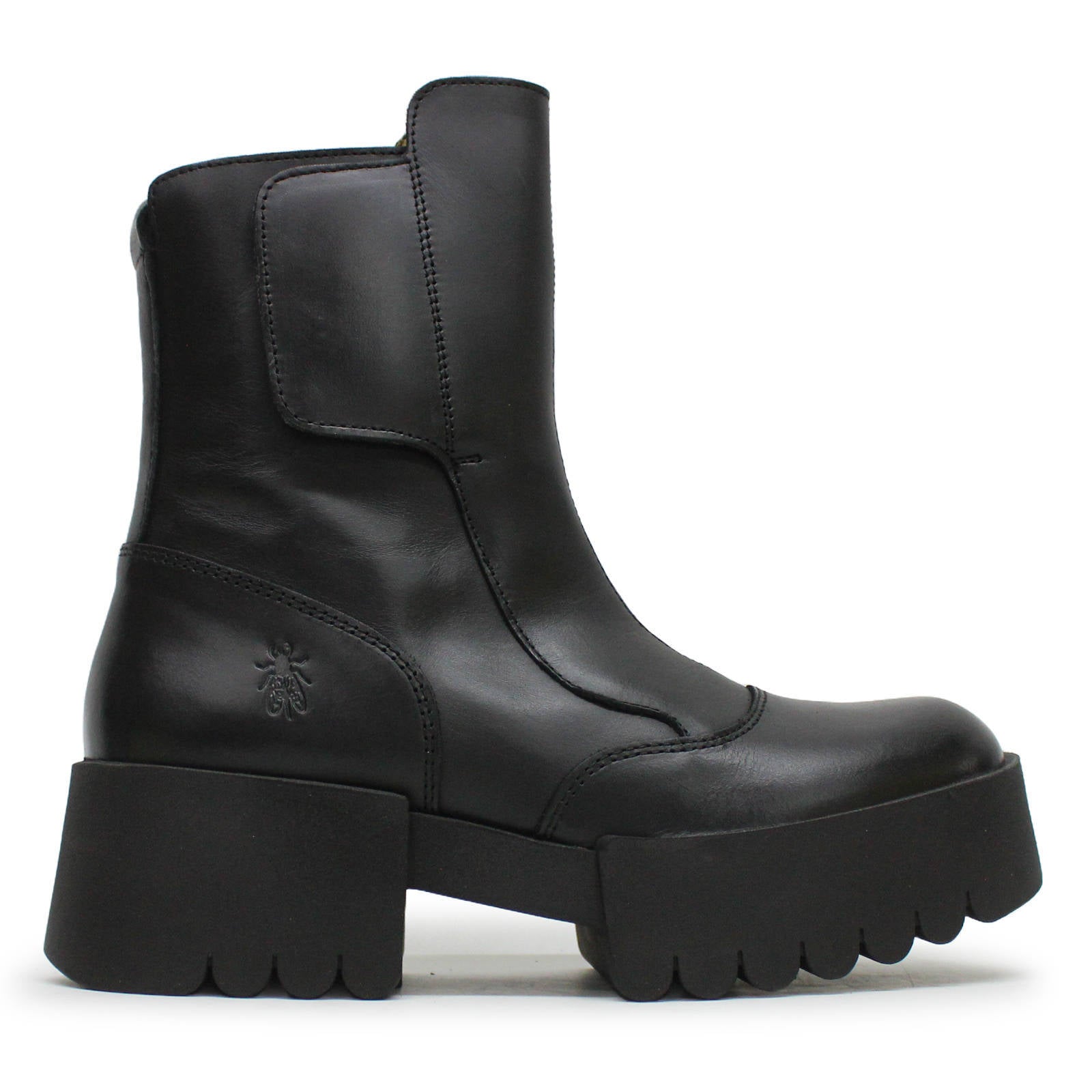 Fly London EGLI124FLY Rug Leather Womens Boots#color_black