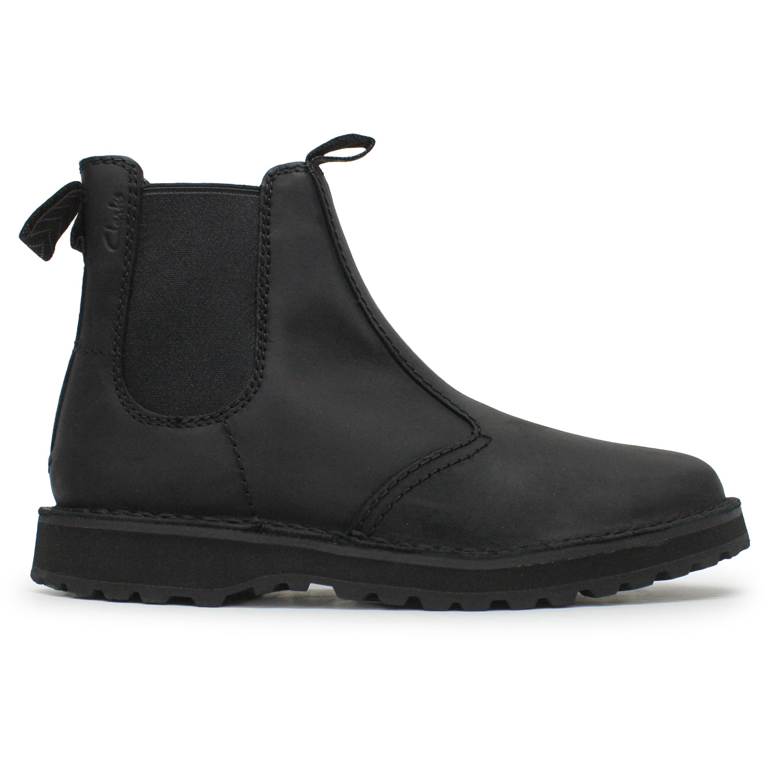 Clarks Solsbury Easy Leather Mens Boots#color_black