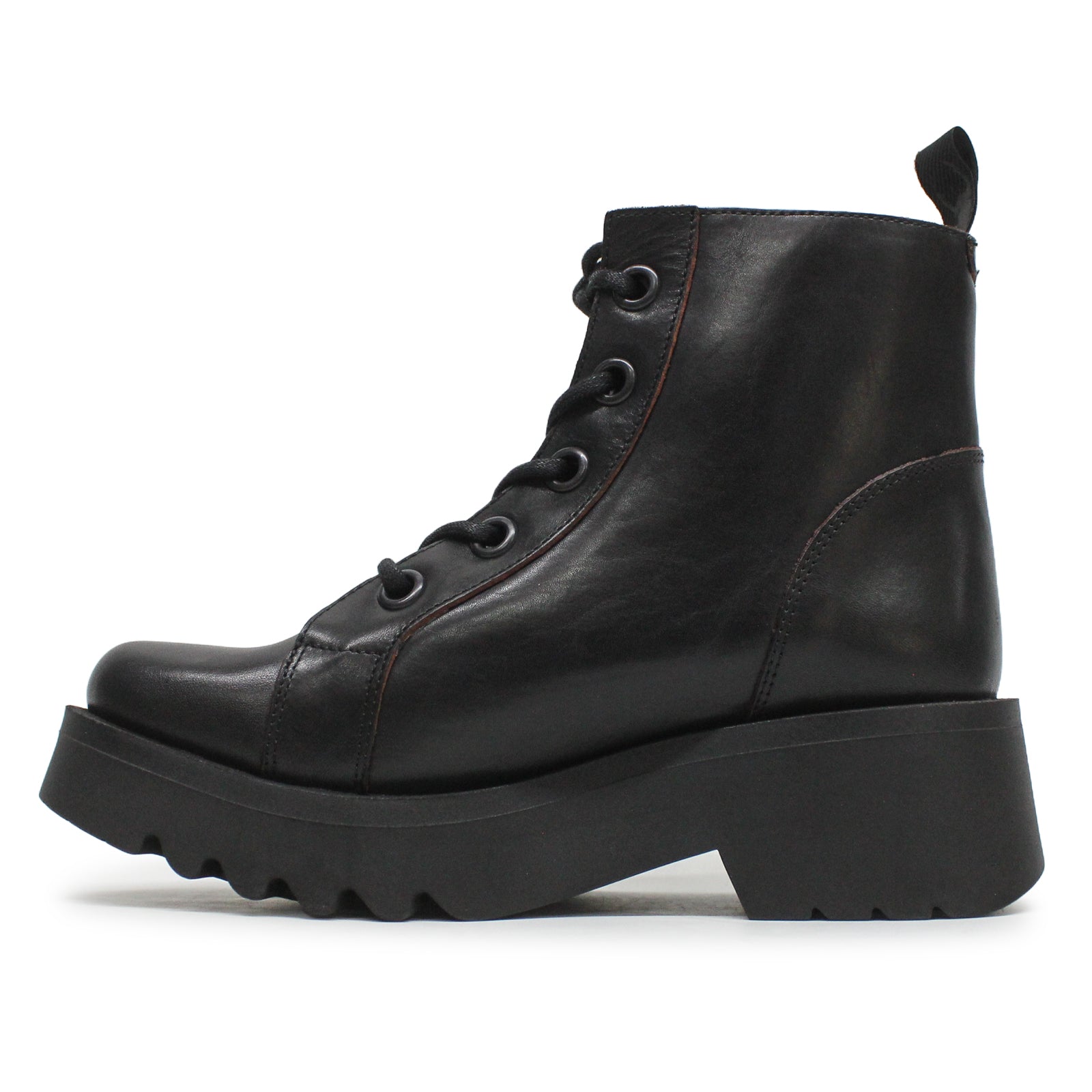 Fly London METZ788FLY Java Leather Womens Boots#color_black red