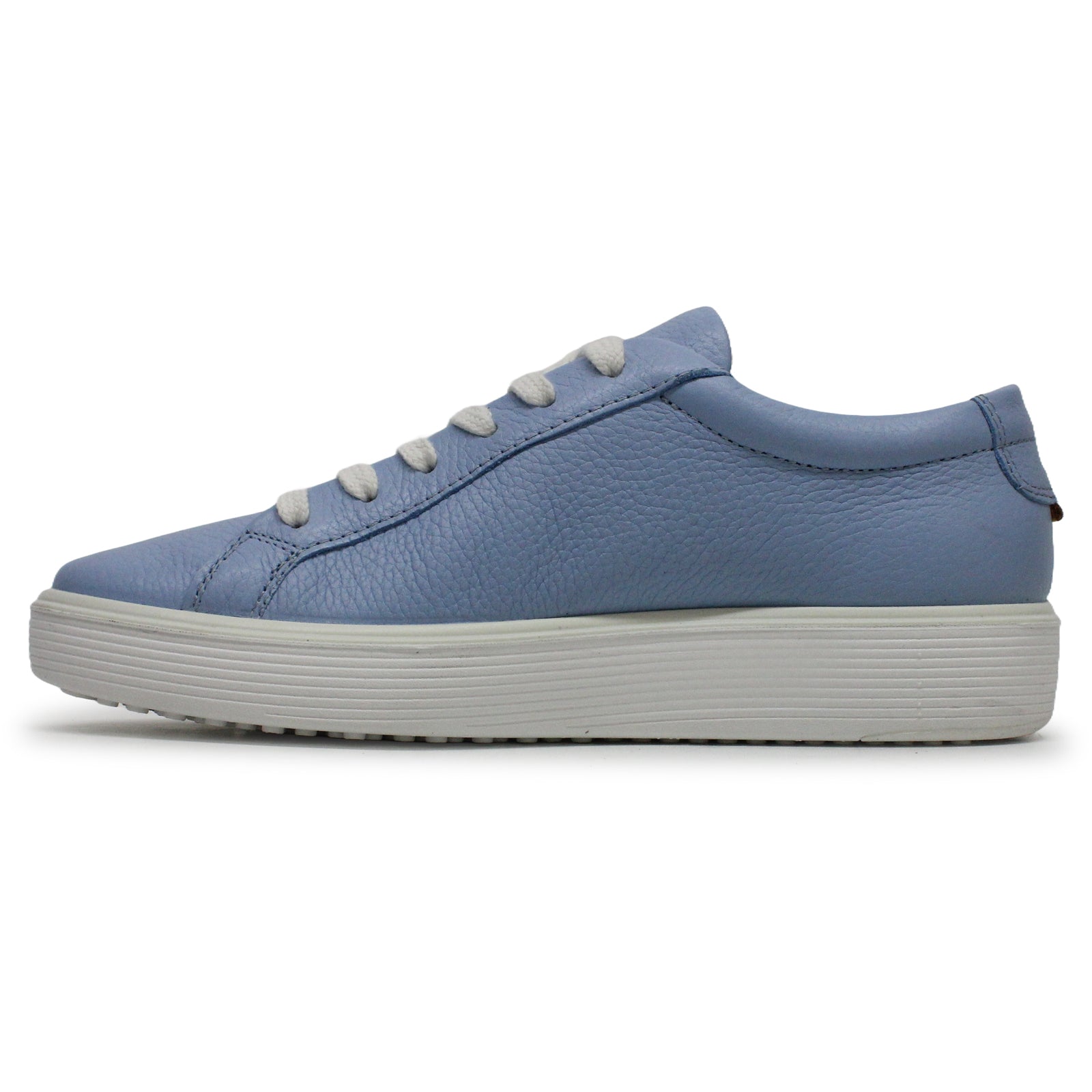 Ecco Soft 60 219203 Leather Womens Trainers#color_blue bell