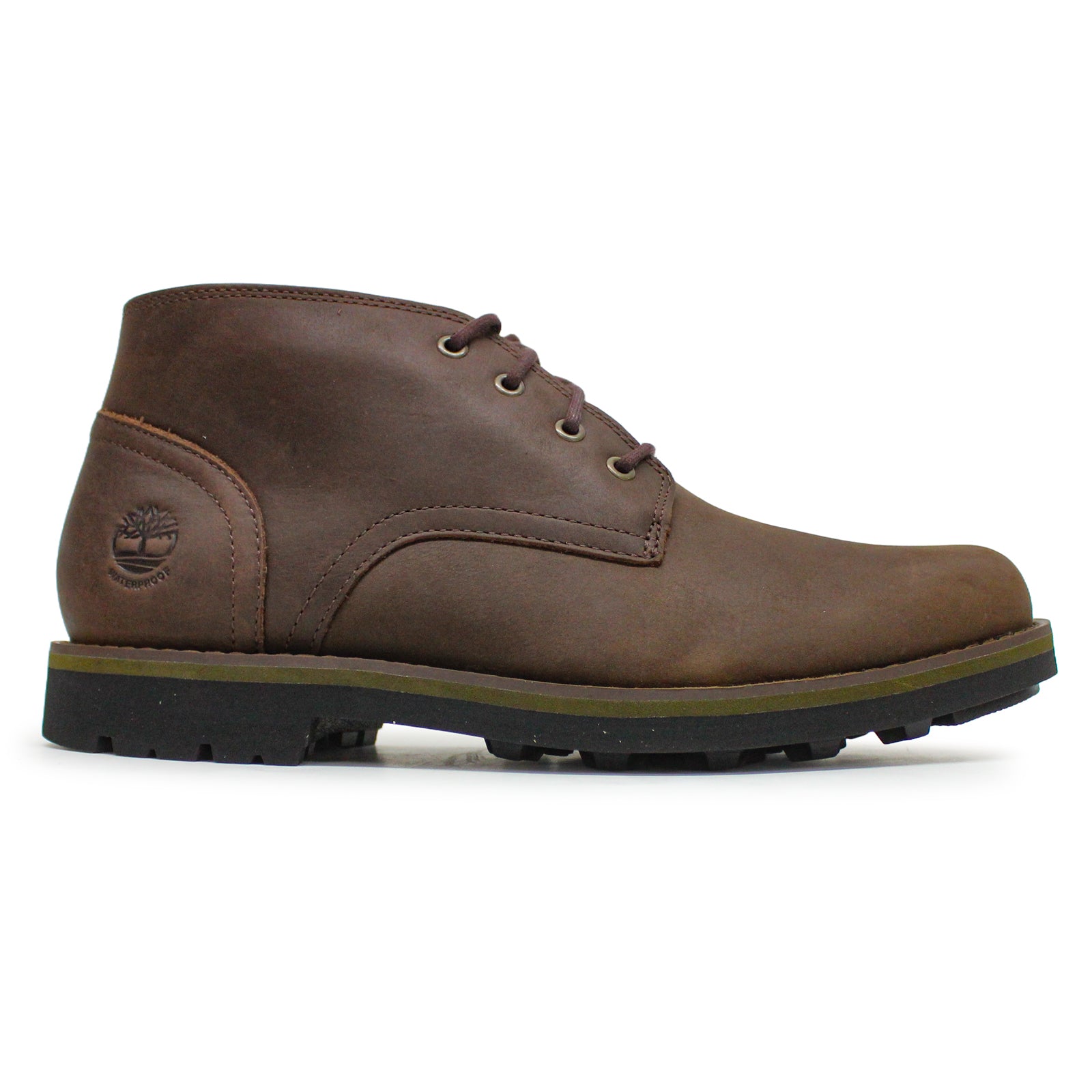 Timberland Alden Brook Mid LC Leather Mens Boots#color_dark brown