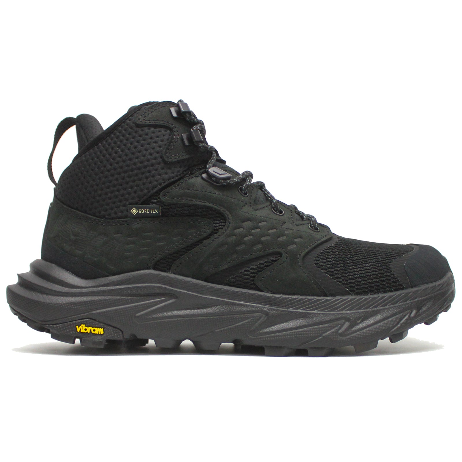 Hoka Anacapa 2 Mid GTX Nubuck Textile Mens Trainers#color_black black