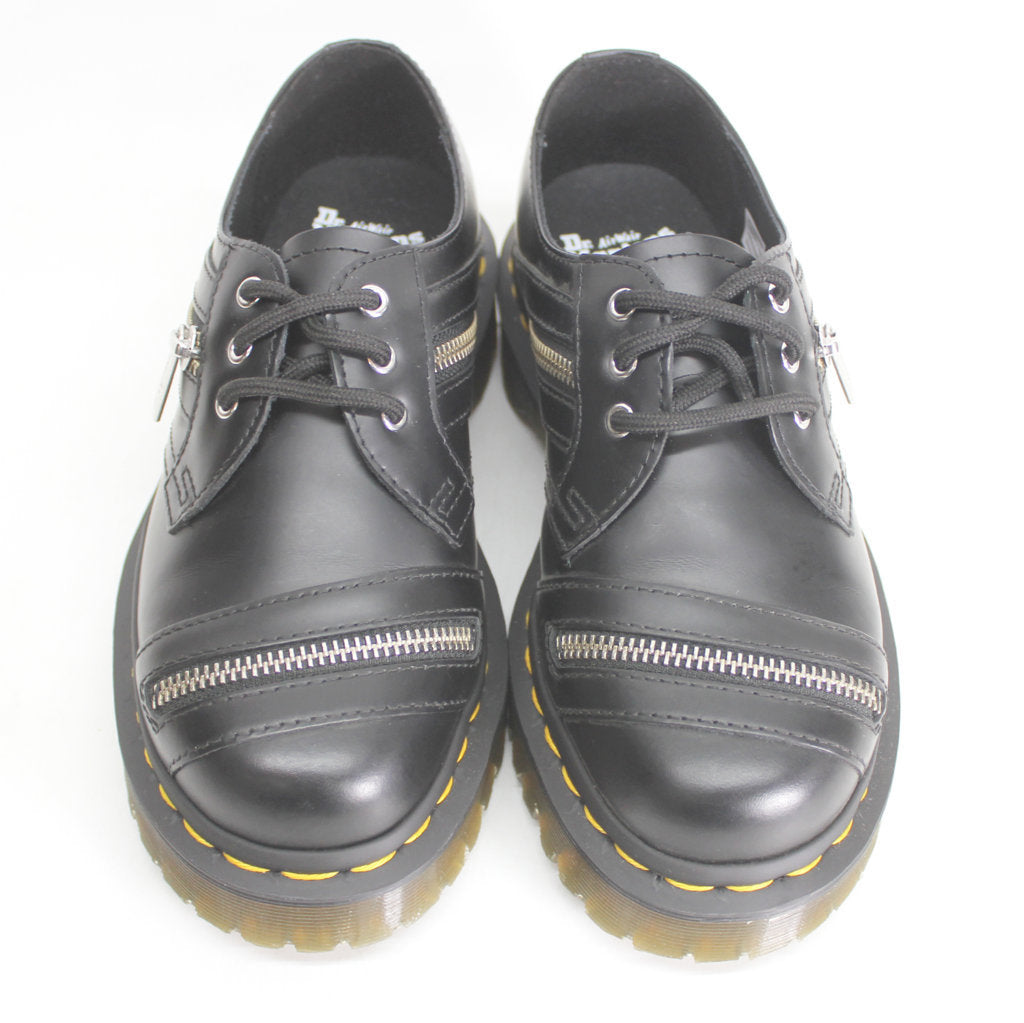 Dr. Martens 1461 Bex Zip 26255001 Leather Unisex Shoes - Black - UK 3 - US 5 Women / 4 Men - EU 36