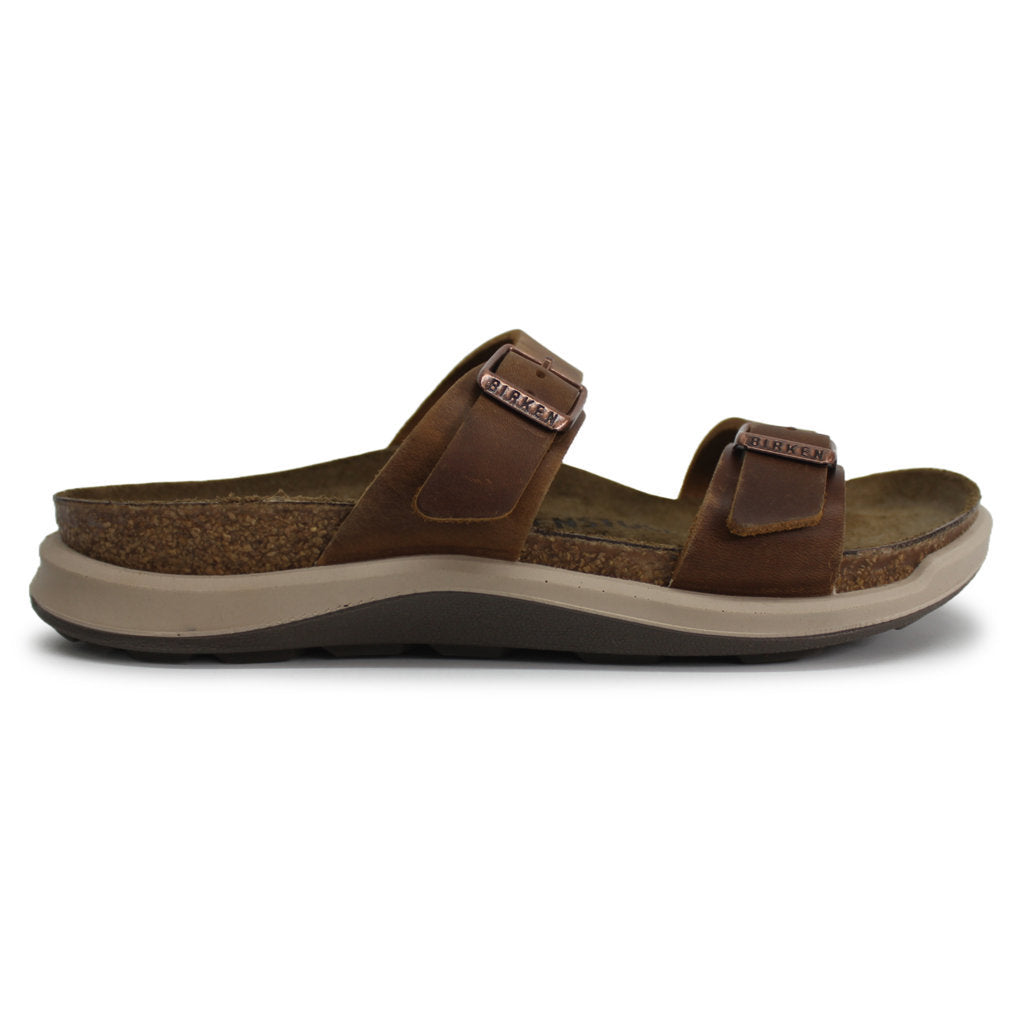 Birkenstock Sierra CT 1022217 Ginger Brown Waxy Leather Unisex Sandals - UK 3.5 - US 5 Women / 3 Men - EU 36