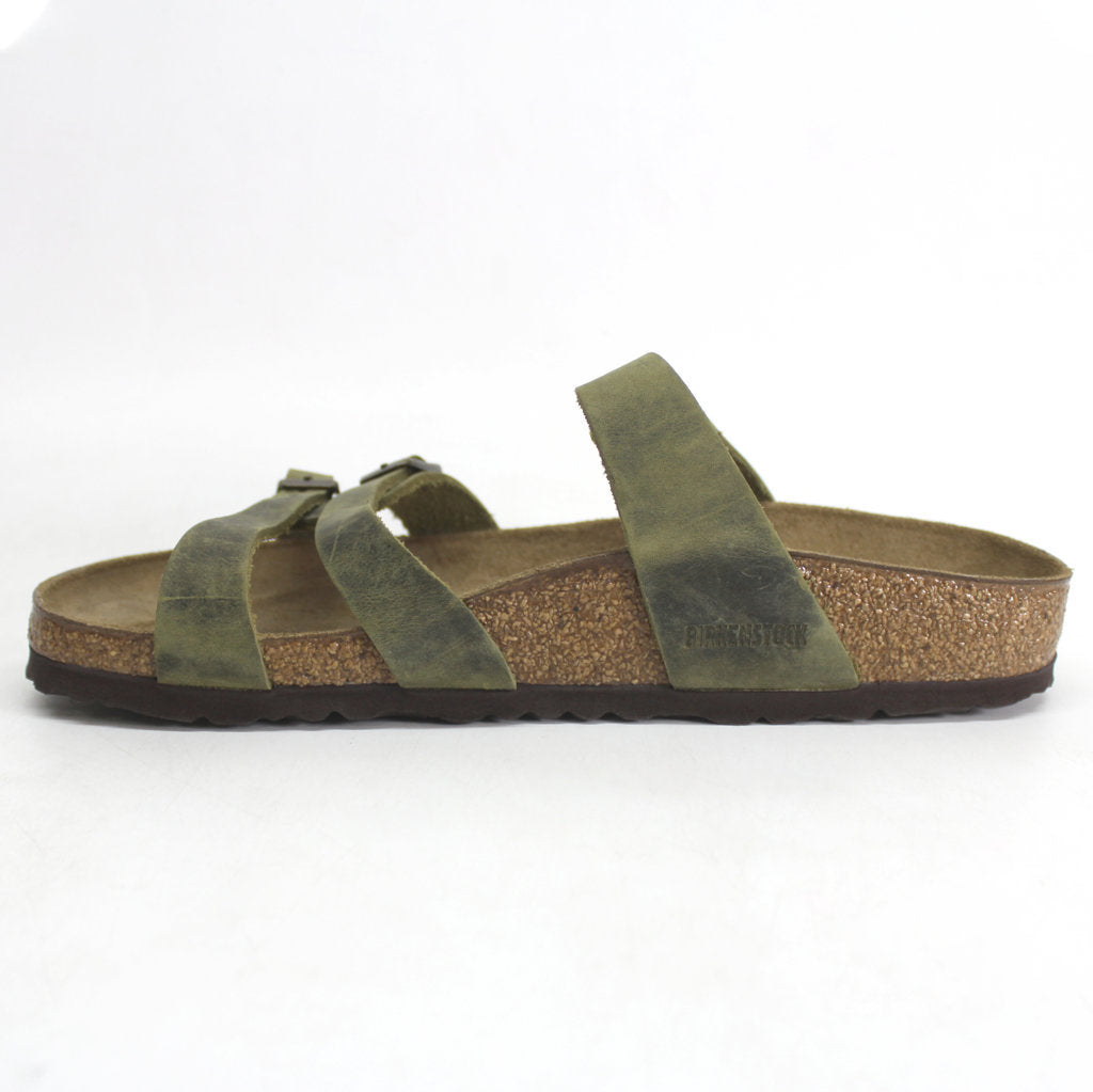 Birkenstock Franca Vegan Synthetic Womens Sandals -  Green - UK 7 - US 9 Women / 7 Men - EU 40