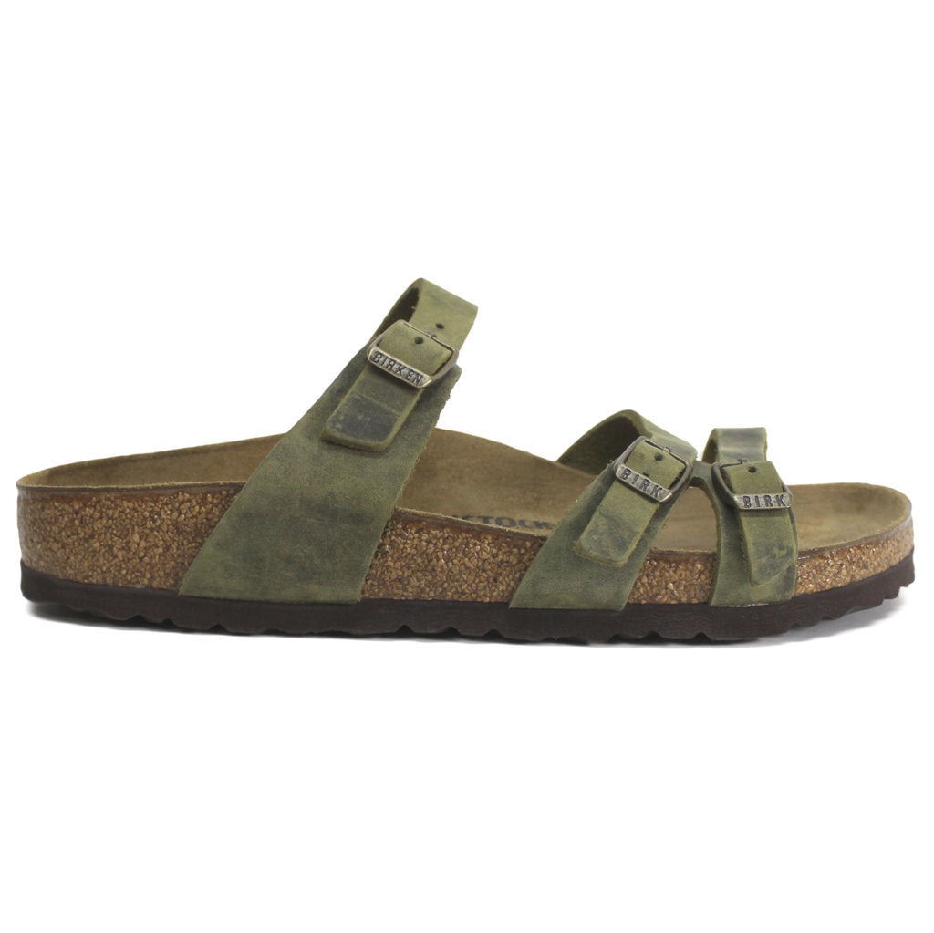 Birkenstock Franca Vegan Synthetic Womens Sandals -  Green - UK 7 - US 9 Women / 7 Men - EU 40