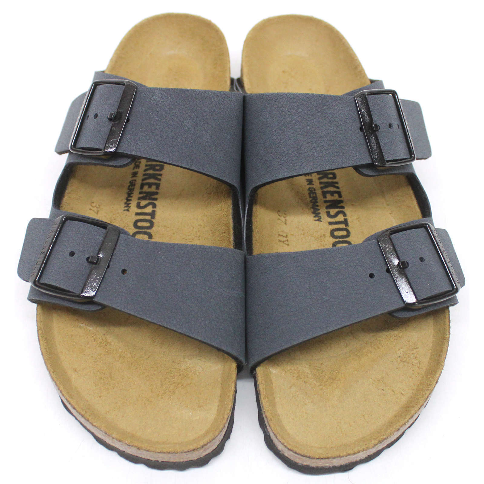 Birkenstock Arizona Leather Unisex Slides Sandals - UK 4.5 - US 6 Women / 4 Men - EU 37