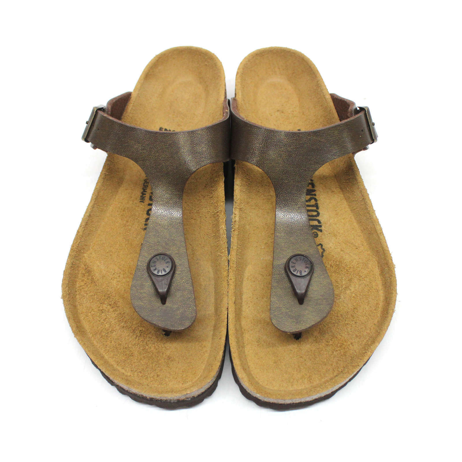 Birkenstock Gizeh BS Suede Unisex Toe Post Sandal - UK 5.5 - US 8 Women / 6 Men - EU 39