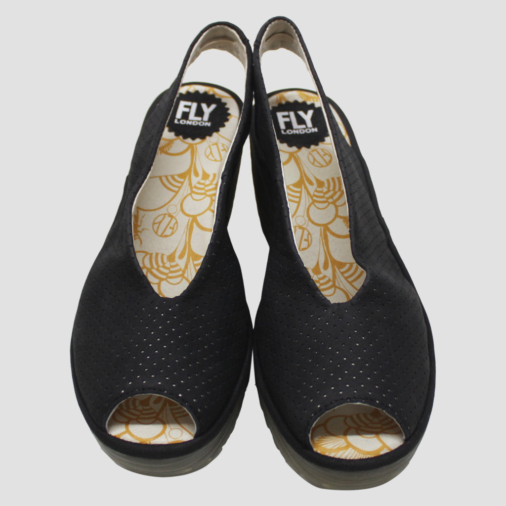 Fly london Womens Sandal Cupido black - UK 6 - US 8-8.5 Women - EU 39