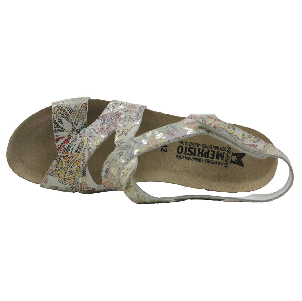 Mephisto Lissandra Leather Womens Sandals Multicolor