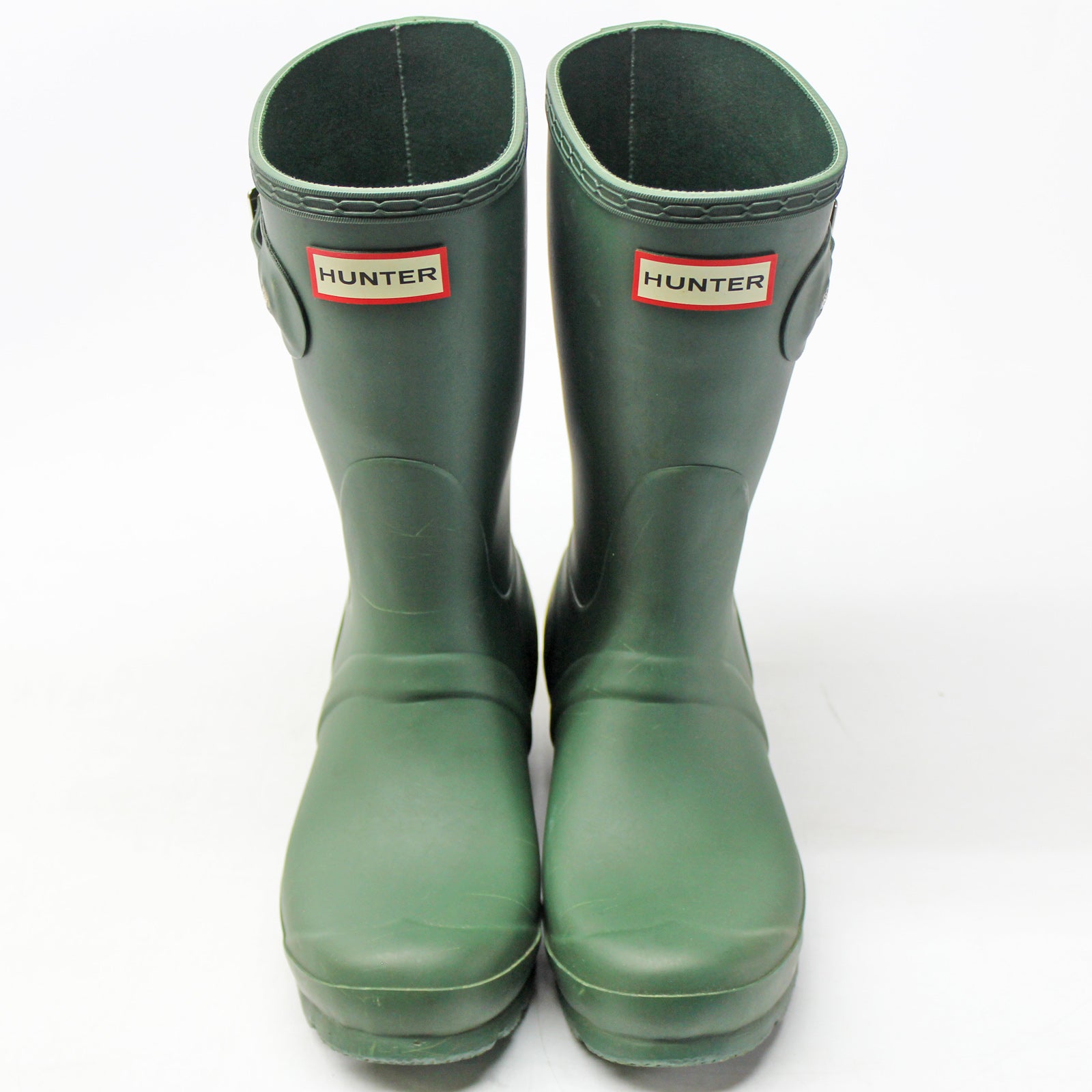 Hunter Original Short WFS1000RMA HGR Rubber Womens Boots Green - 3#color_green