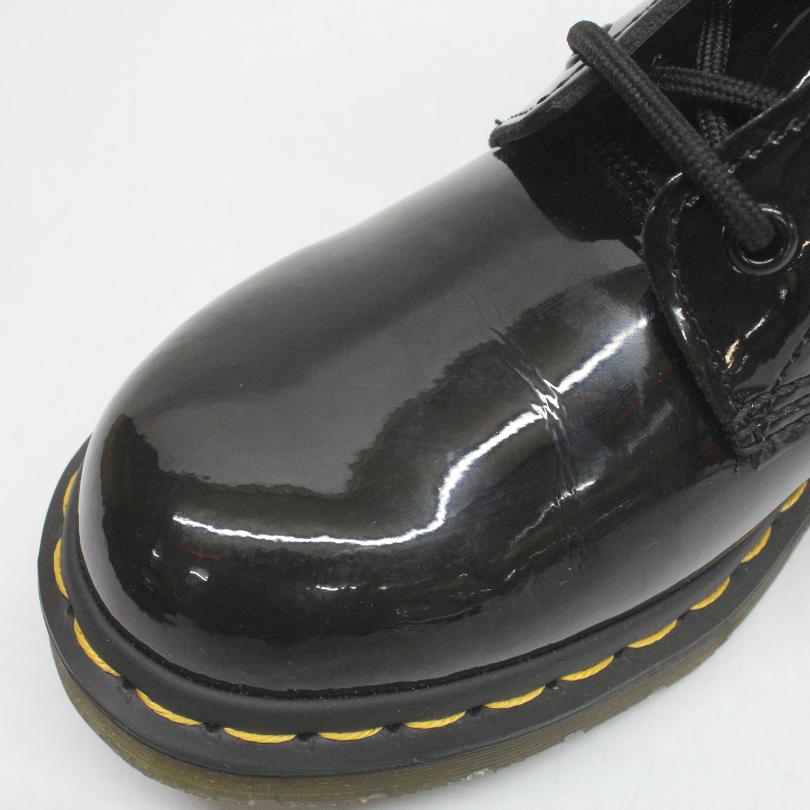 Dr. Martens 1460 Patent Lamper 8 Eyelet 11821011 Womens Boots Black - 6 UK - 8 US - 39 EU#color_black