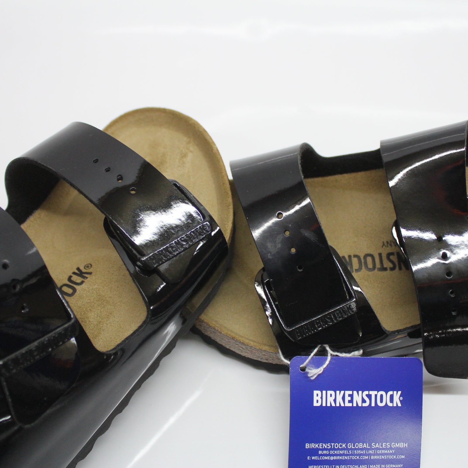 Birkenstock Arizona 1005291 Womens Sandals Black Patent - 7 UK - 9 US -40 EU#color_black patent