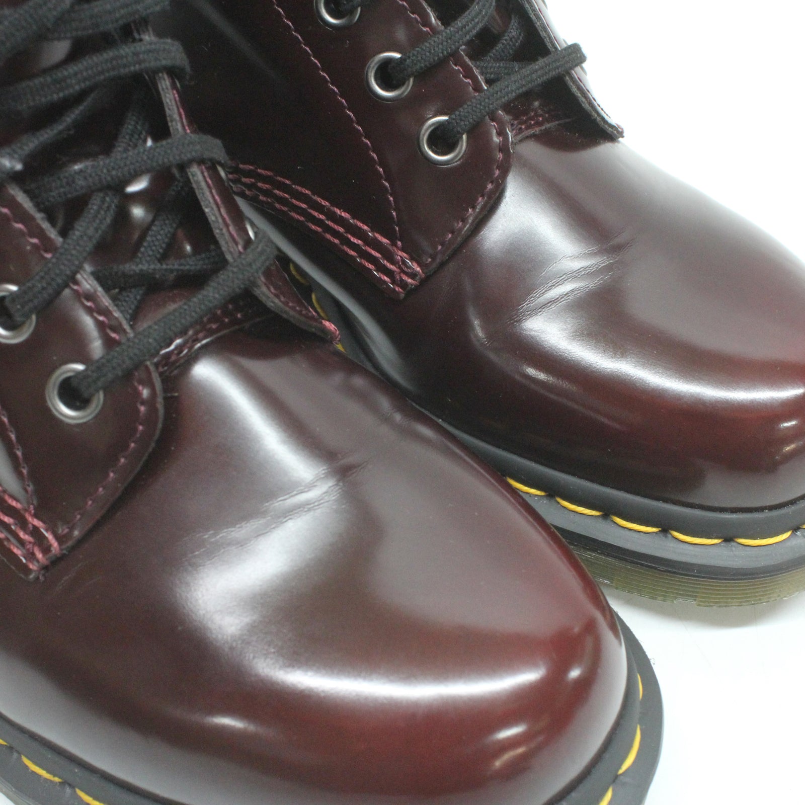 Dr. Martens Vegan 1460 8-Eyelet 23756600 Womens Boots Cherry Red - 6 UK - 8 US - 39 EU#color_cherry red