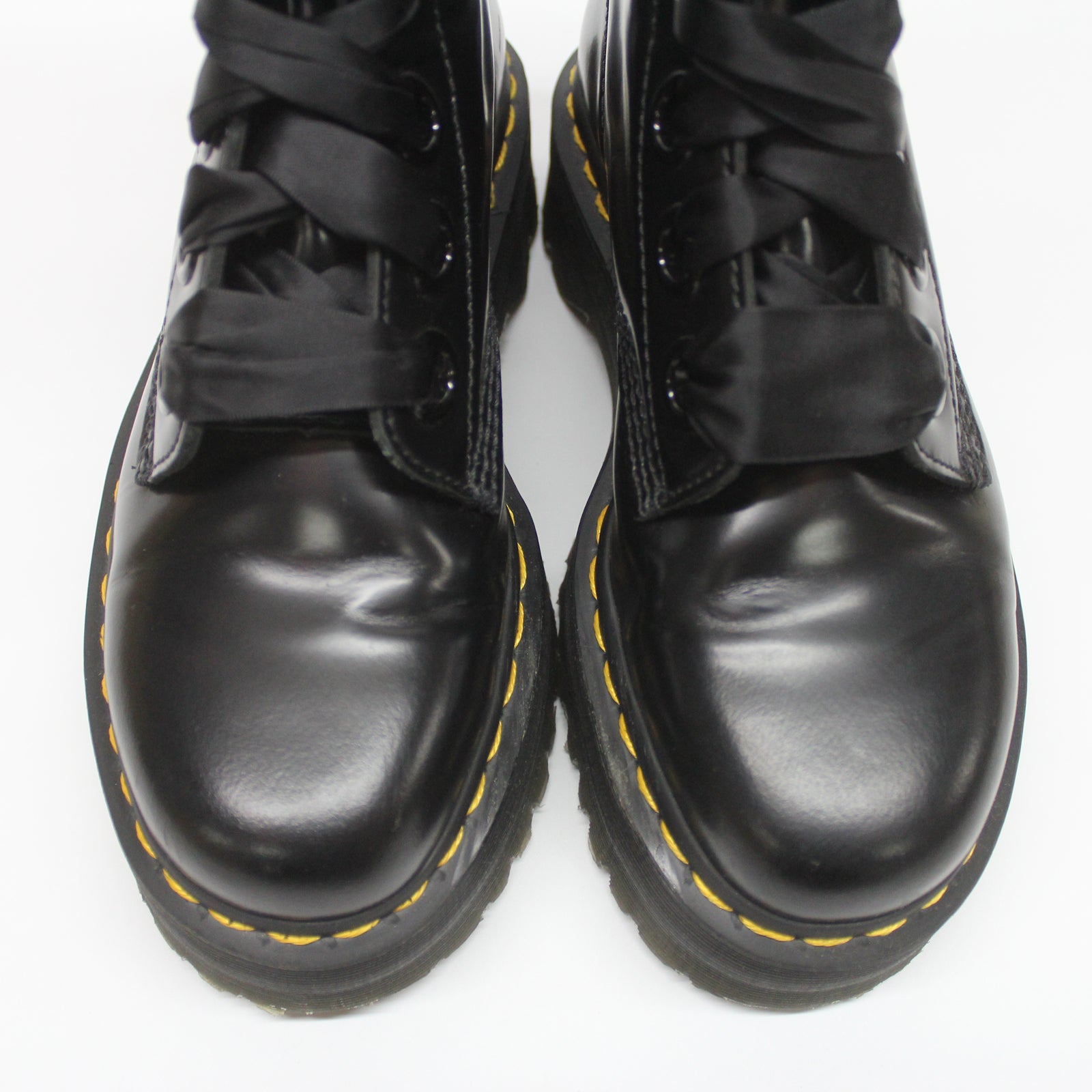 Dr. Martens Molly 24861001 Buttero Leather Womens Boots - Black - 5#color_black