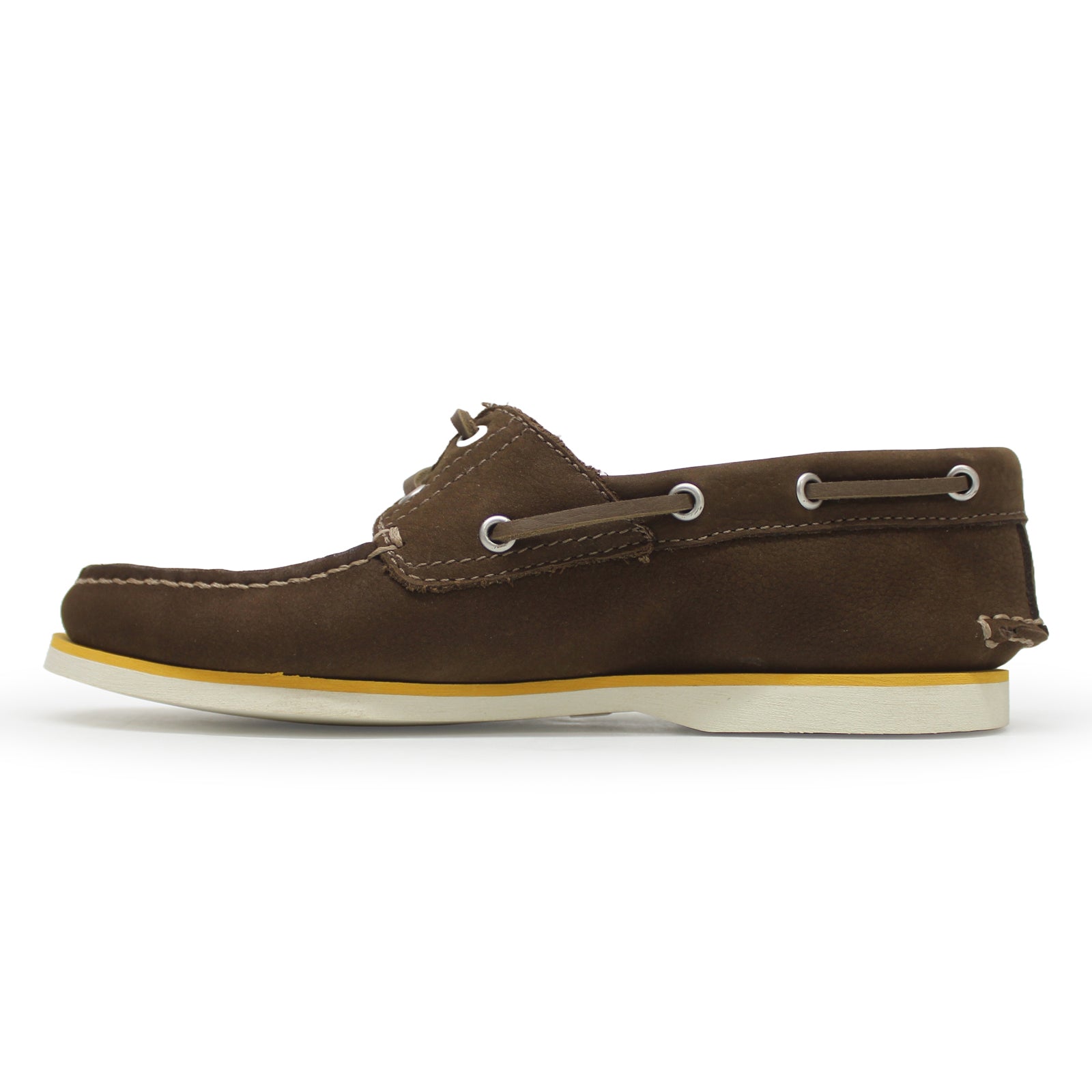 Timberland Classic Boat 2 Eye 0A5X6D Leather Mens Shoes - Brown - 41#color_brown