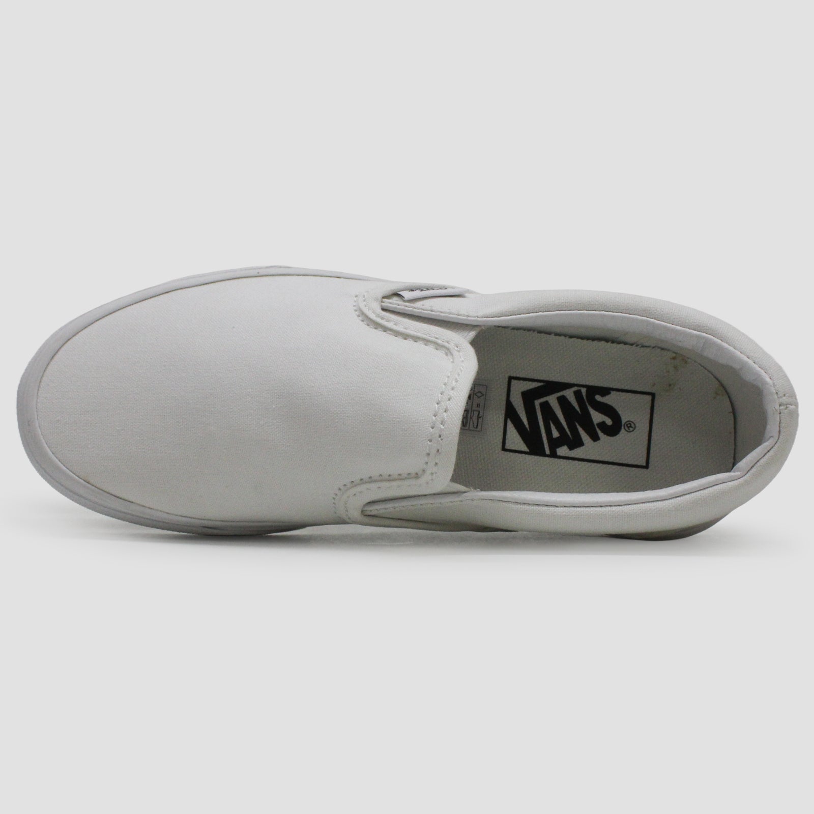 Vans Classic Slip-on VN000EYEW00 Canvas Unisex Trainers - White - 36.5#color_white