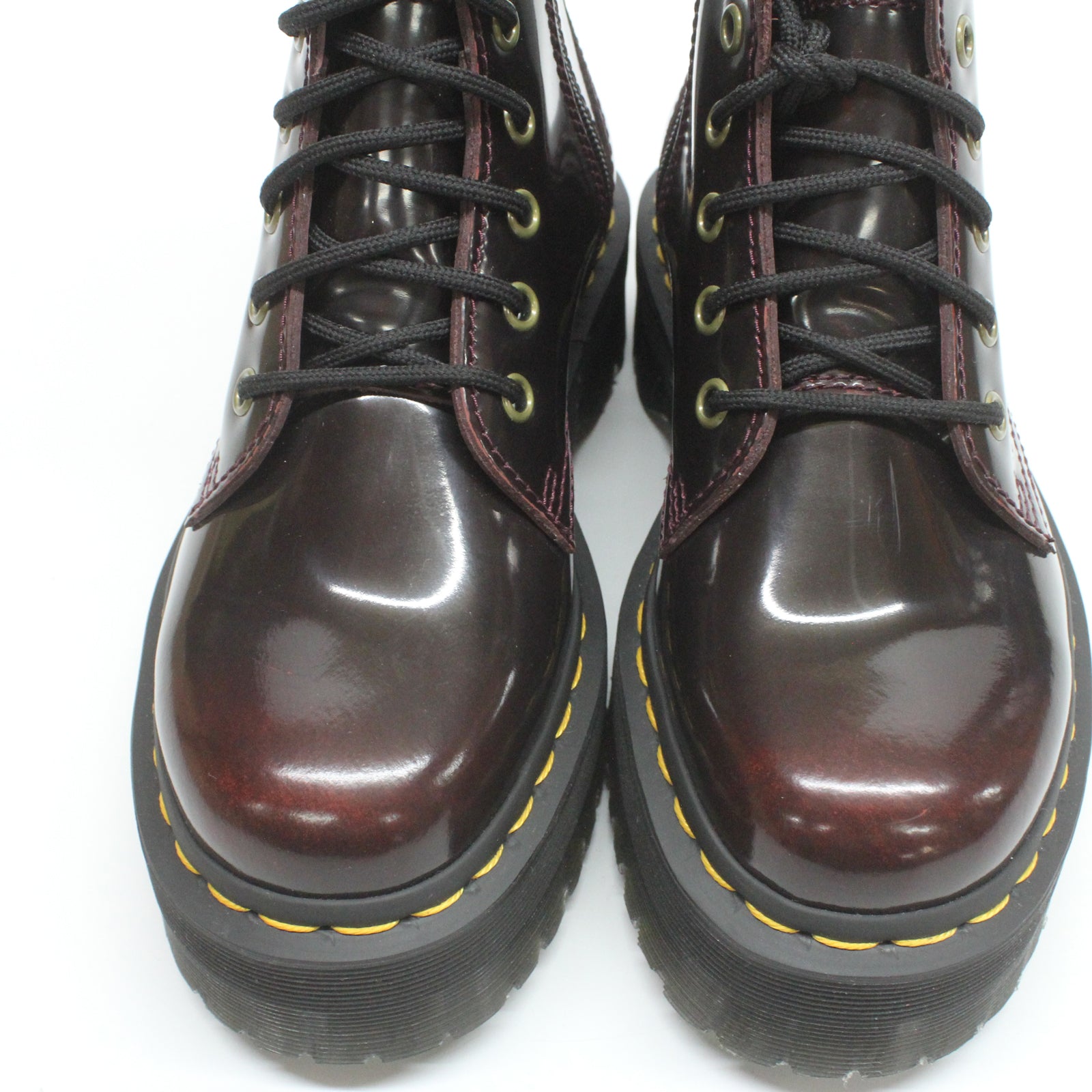 Dr. Martens Jadon 24764600 Arcadia Leather Unisex Boots - Cherry Red - 36#color_cherry red