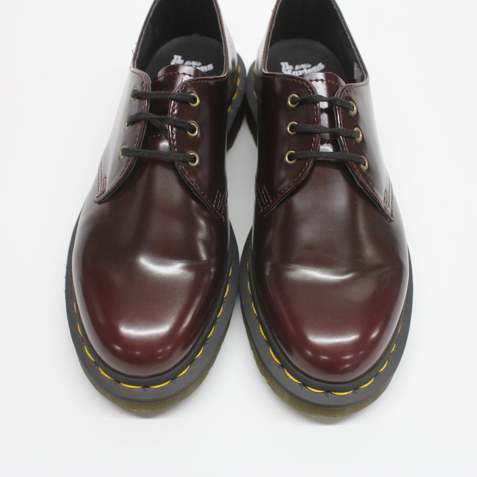 Dr. Martens Vegan 1461 14046601 Synthetic Unisex Shoes - Cherry Red - 6#color_cherry red