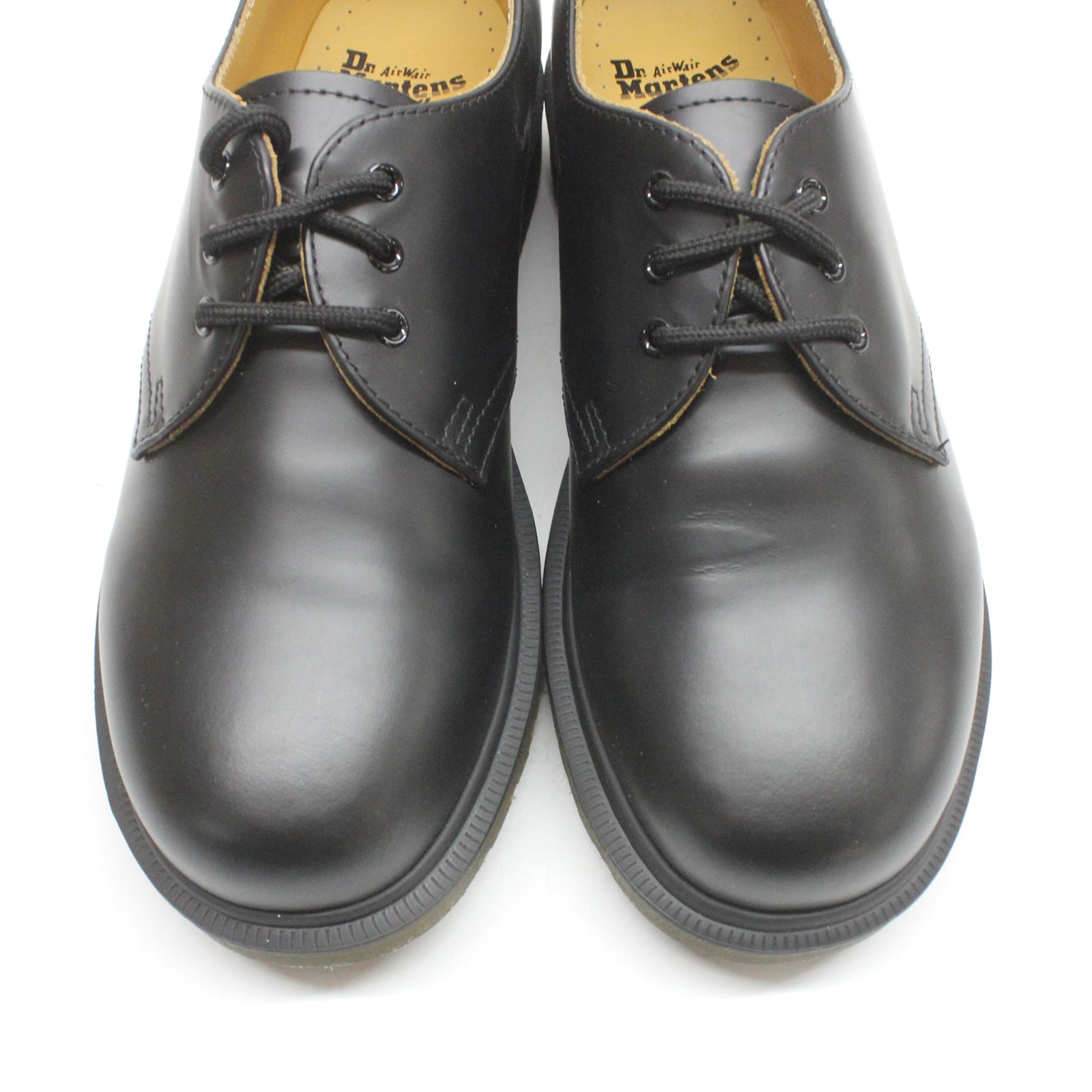 Dr. Martens 1461 PW 11839002 Smooth Leather Unisex Shoes - Black - 5#color_black