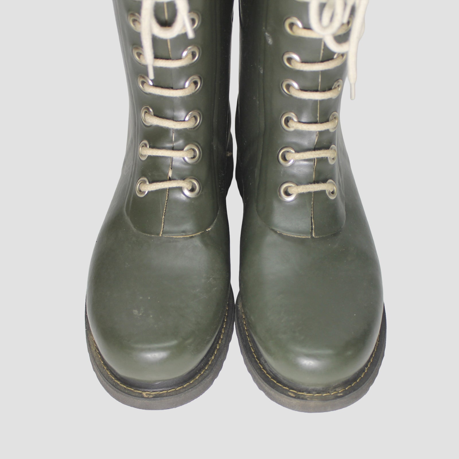 Ilse Jacobsen Rub1 Rub1-41 Rubber Womens Boots - Army - 40#color_army