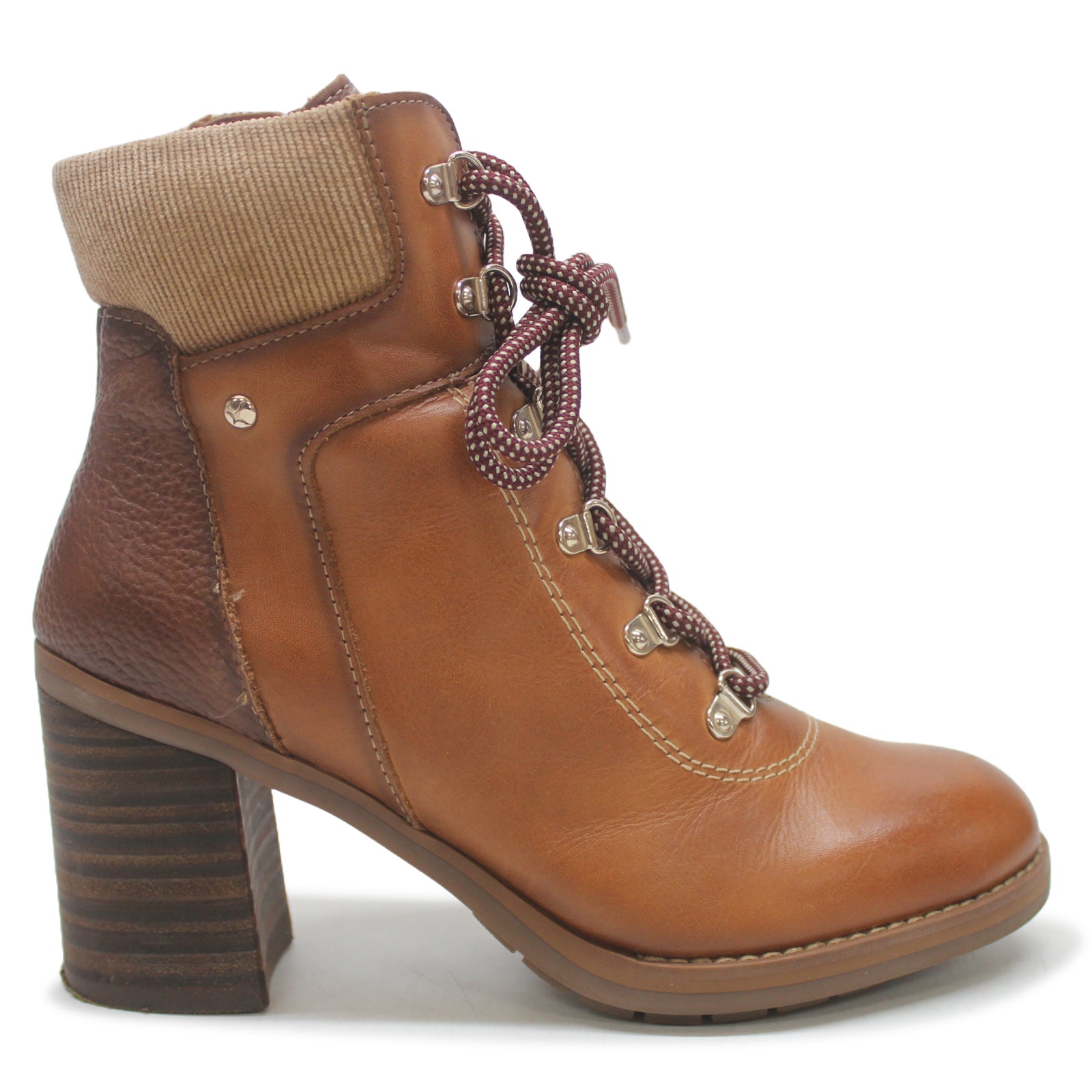 Pikolinos Pompeya W7S-8851 Leather Womens Boots - Brandy - 37#color_brandy