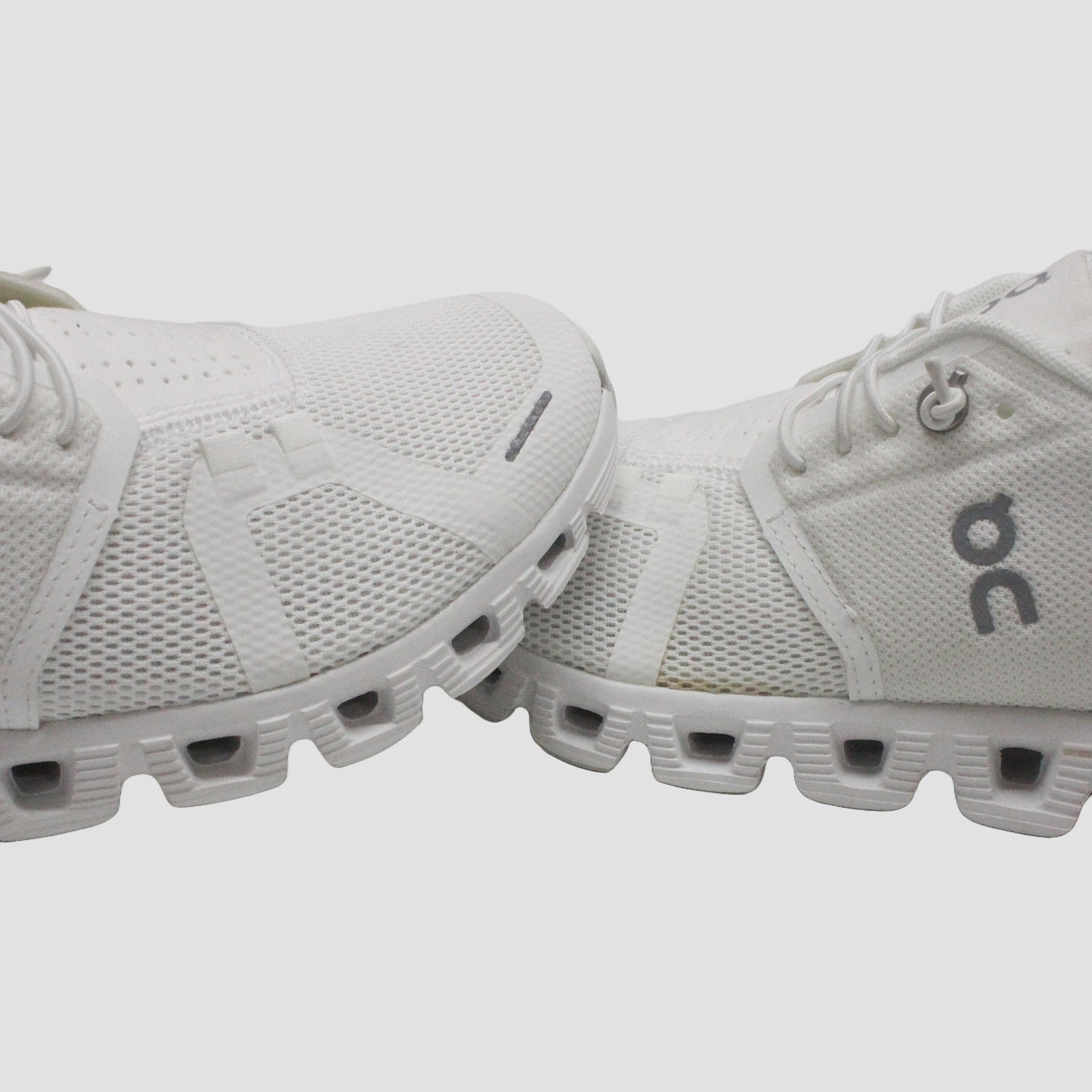 On Cloud 5 Textile Synthetic Women's Running Shoes - UK 4.5 - US 6.5 Women - EU 37.5#color_undyed white white