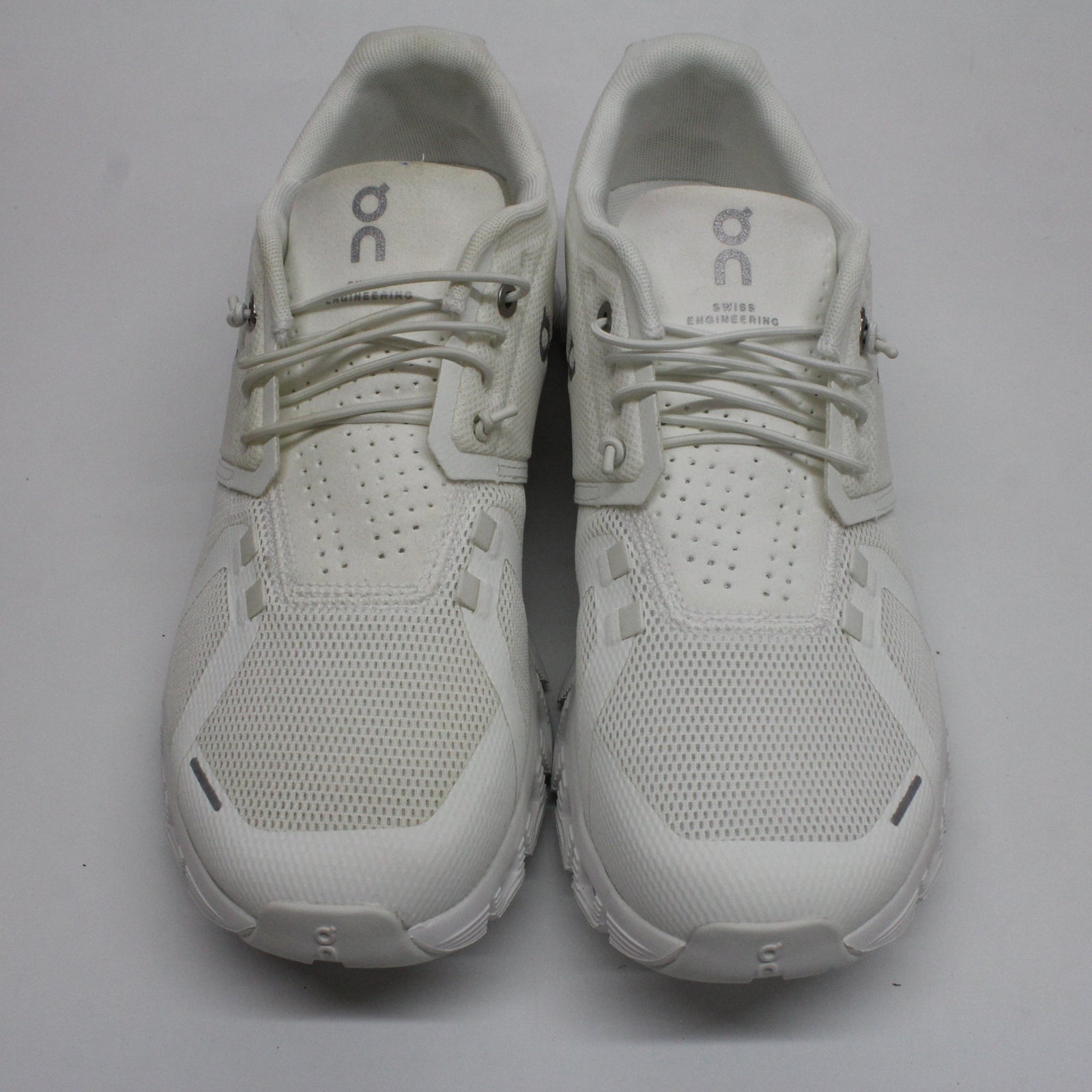 On Cloud 5  59-98373 Textile Synthetic Womens Trainers - Undyed White White - 42#color_undyed white white