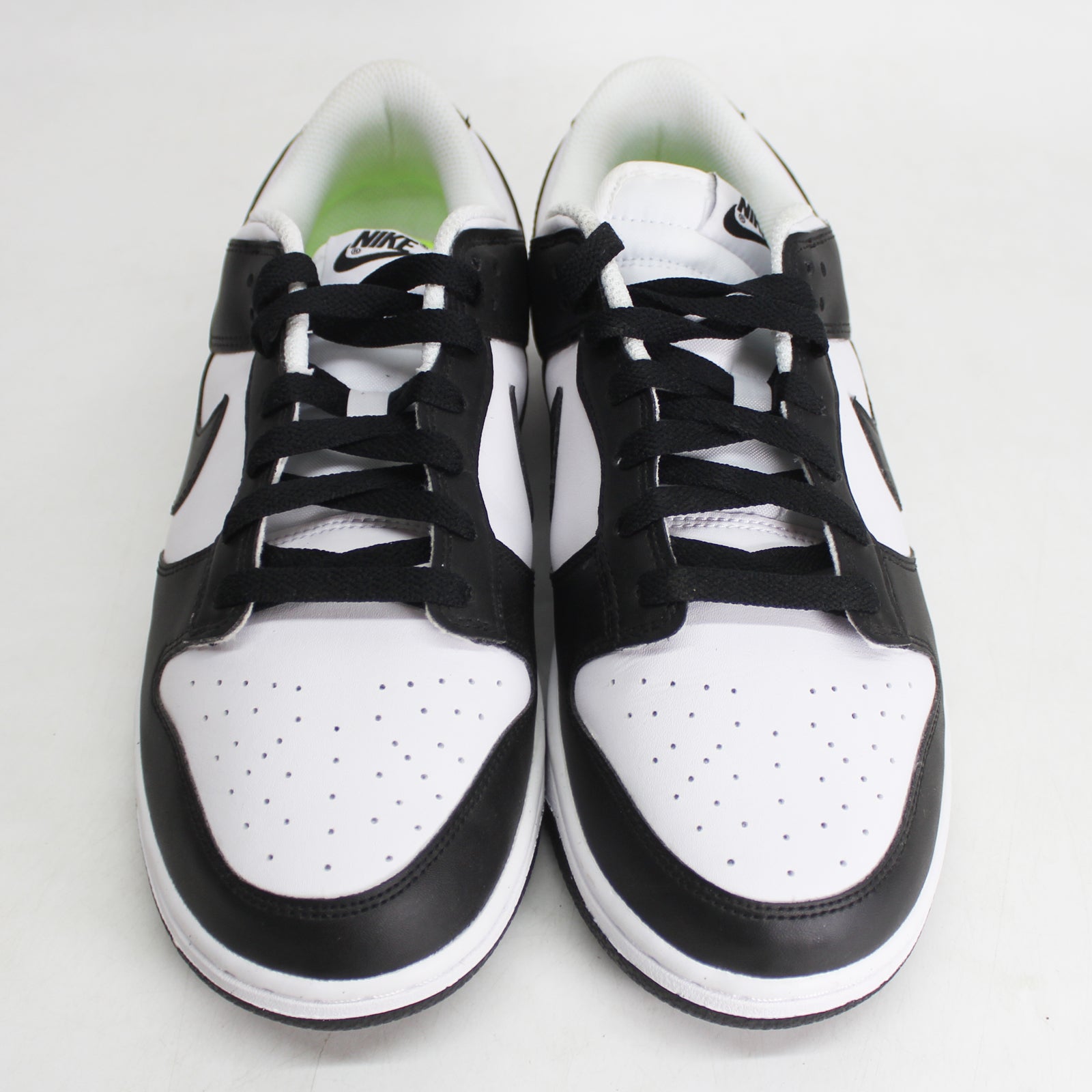 Nike Dunk Low Next Nature DD1873-102 Leather Unisex Trainers - White Black - 41#color_white black