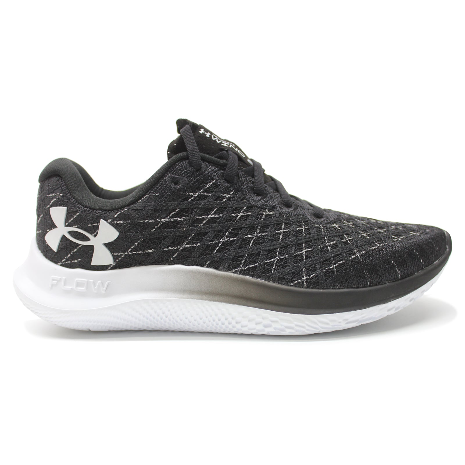 Under Armour Flow Velociti Wind 2 3024911-003 Synthetic Textile Womens Trainers - Black - 40#color_black