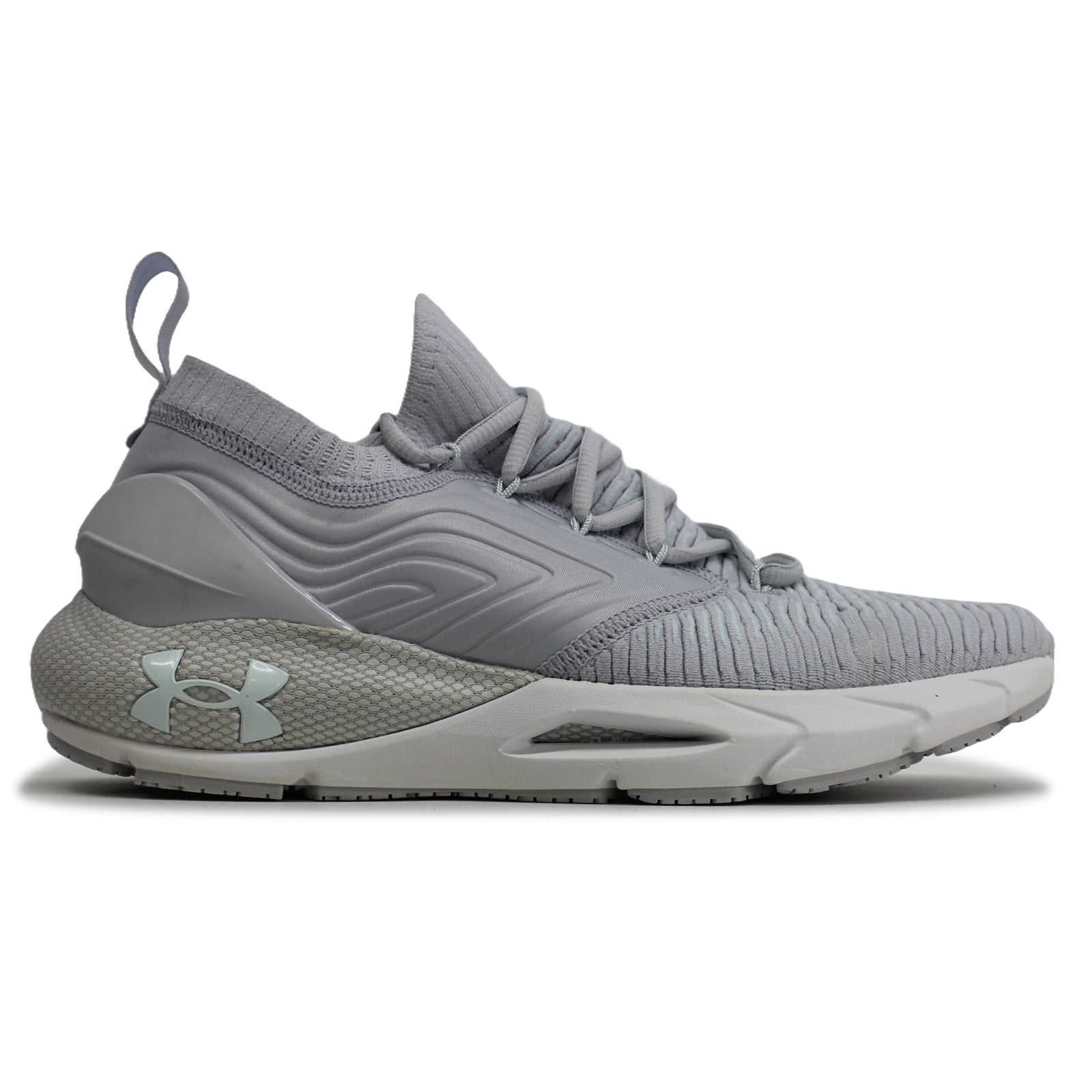 Under Armour HOVR Phantom 2 INKNT 3024155-112 Synthetic Textile Womens Trainers - Grey White - 42#color_grey white