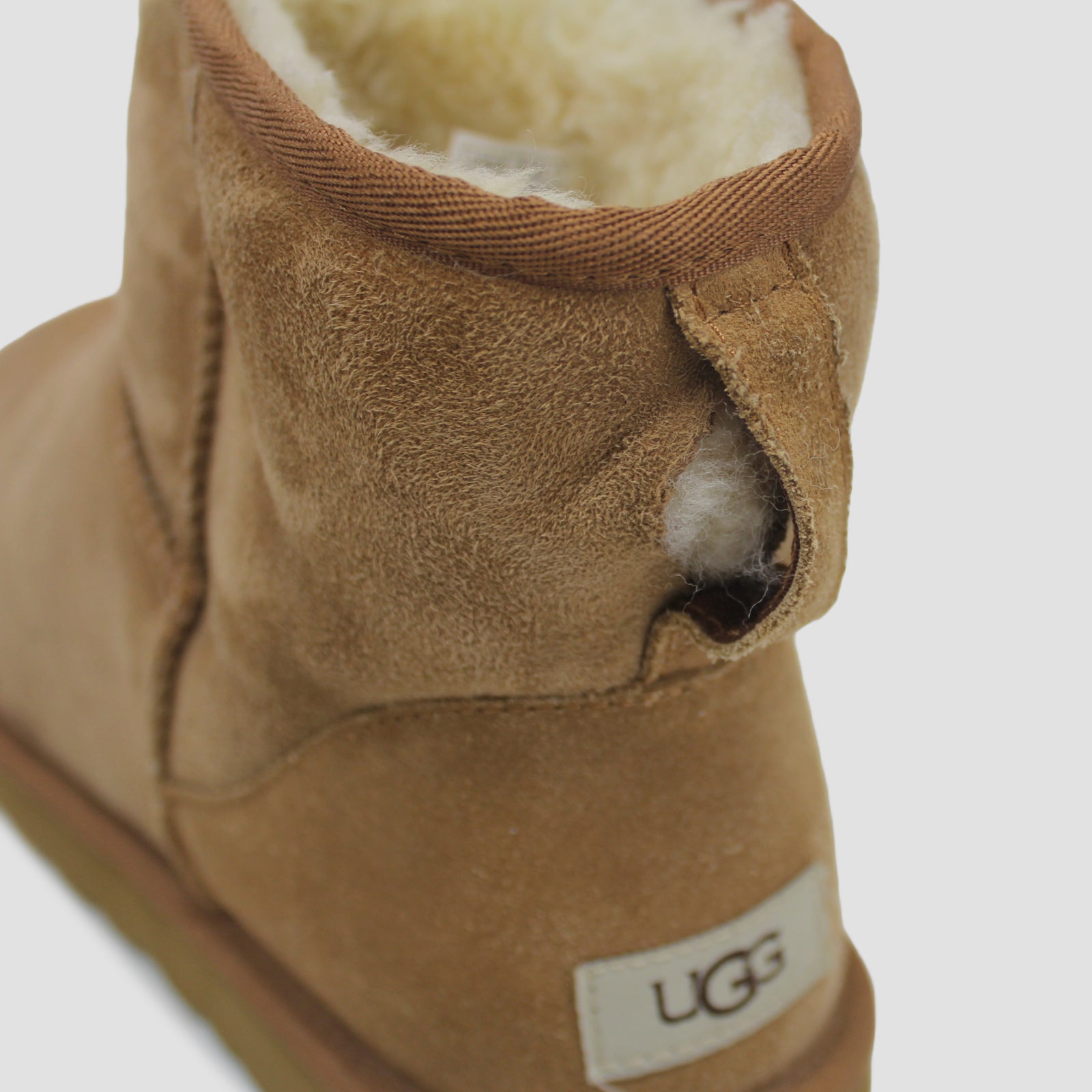 Ugg Classic Mini 1002072-CHE Suede Mens Boots - Chestnut - 45#color_chestnut