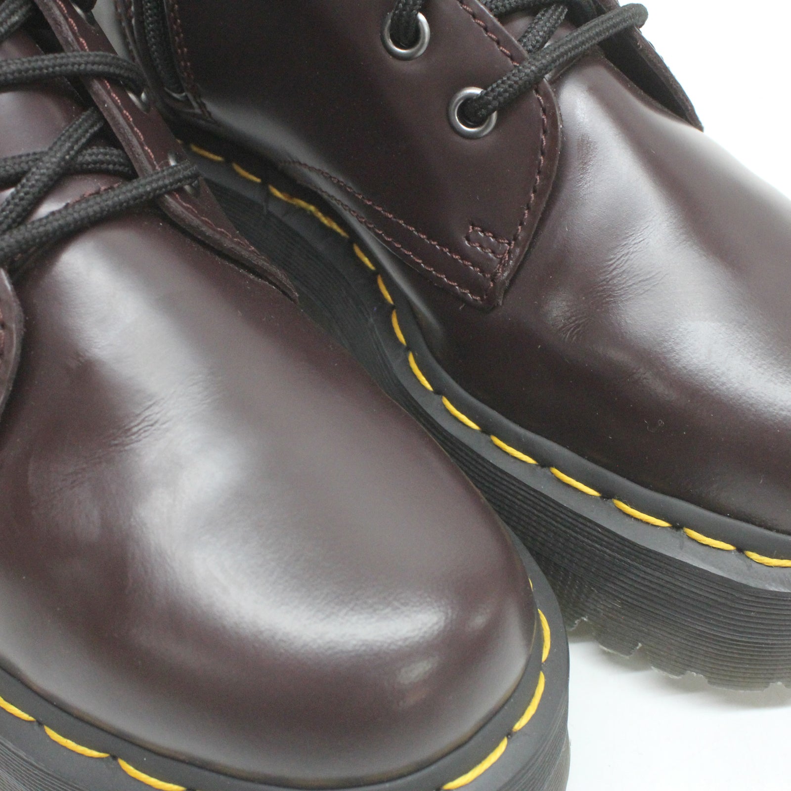 Dr. Martens Jadon 27311626 Smooth Leather Unisex Boots - Burgundy - 6#color_burgundy