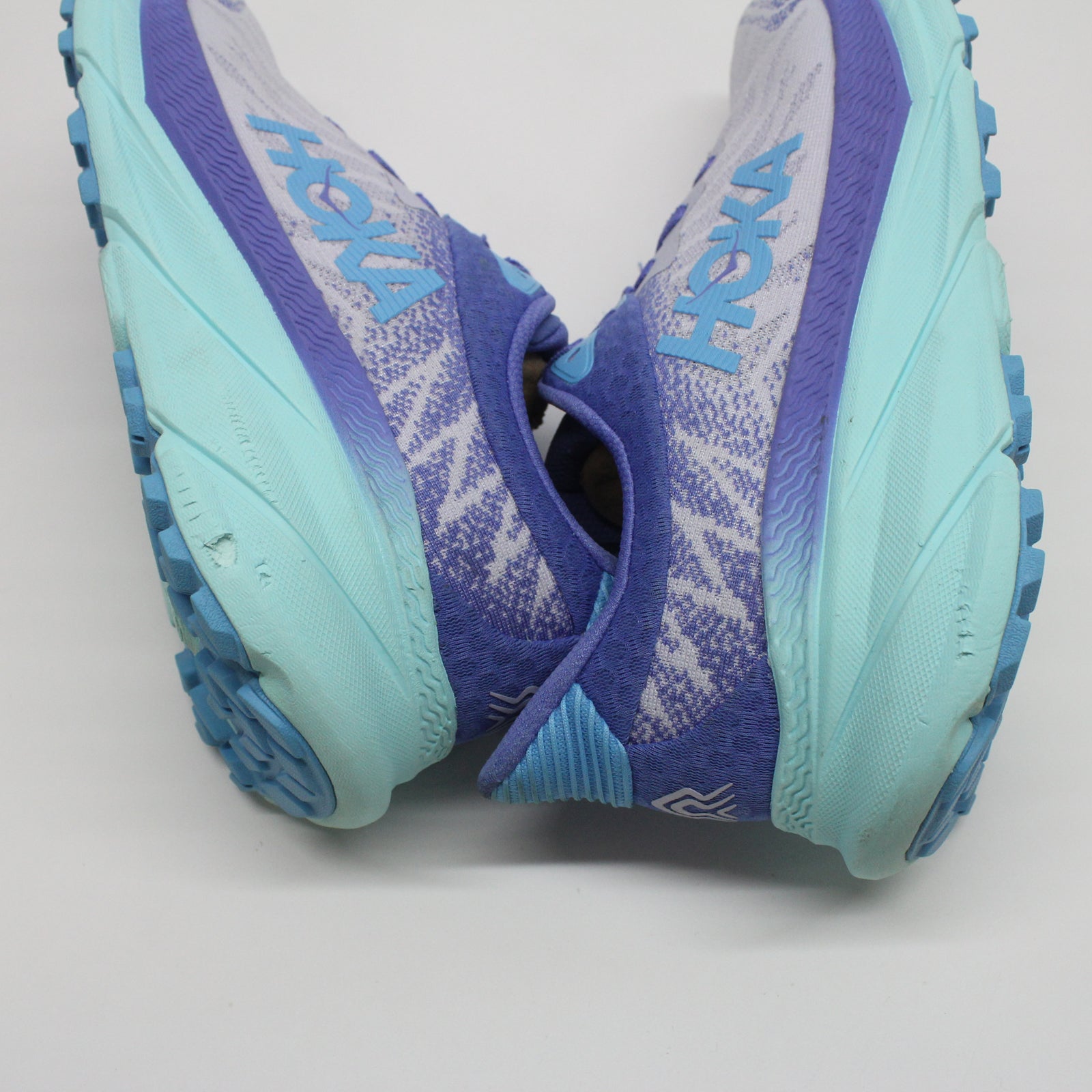 Hoka Challenger ATR 7 1134498-ERC Textile Womens Trainers - Ether Cosmos - 8#color_ether cosmos