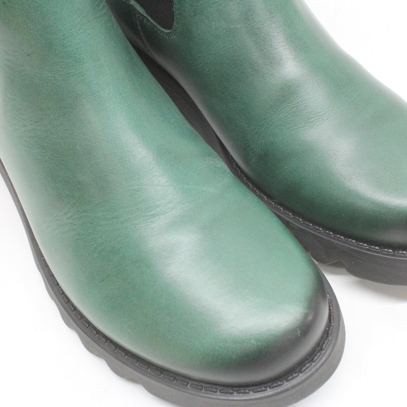 Fly London ROPE978FLY P144978002 Rug Leather Womens Boots - Shamrock Green - 40#color_shamrock green